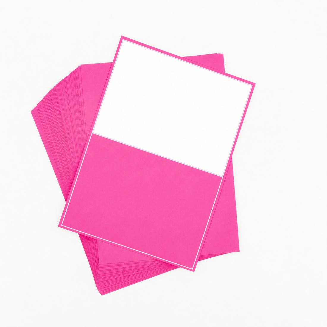 A4 Sheet Printer Labels Fl. Pink Permanent 210mm x 147mm 2 Label/Sheet 100 Sheets/Pack - Omni Packaging 