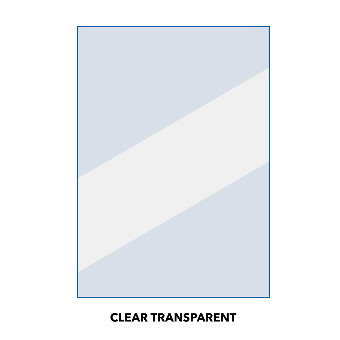 A4 Sheet Printer Label Crst. Clear Permanent 210mm x 297mm 1 Label/Sheet 100 Sheets/Pack