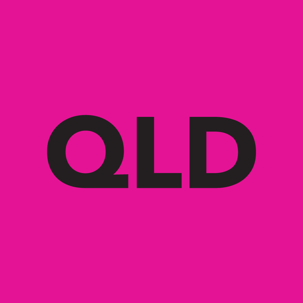 QLD Label - PVC Perforated Pink 96mm X 100mm 500/roll - Omni Packaging 