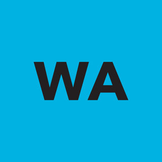 WA Labels - State Printed Stickers Blue 96mm x 100mm 500/roll - Omni Packaging 