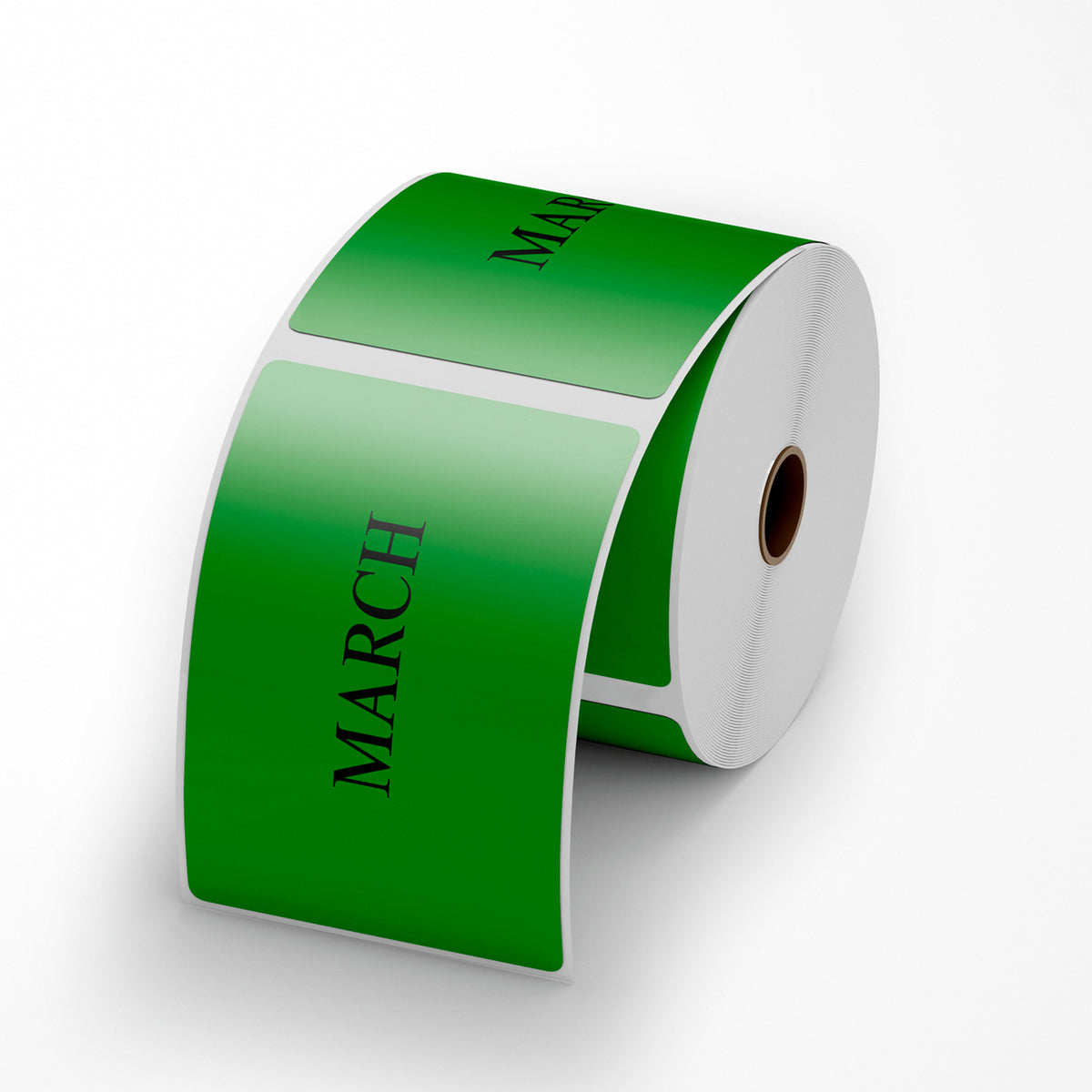 March Spring Label March Month Labels Green | Omni Packaging