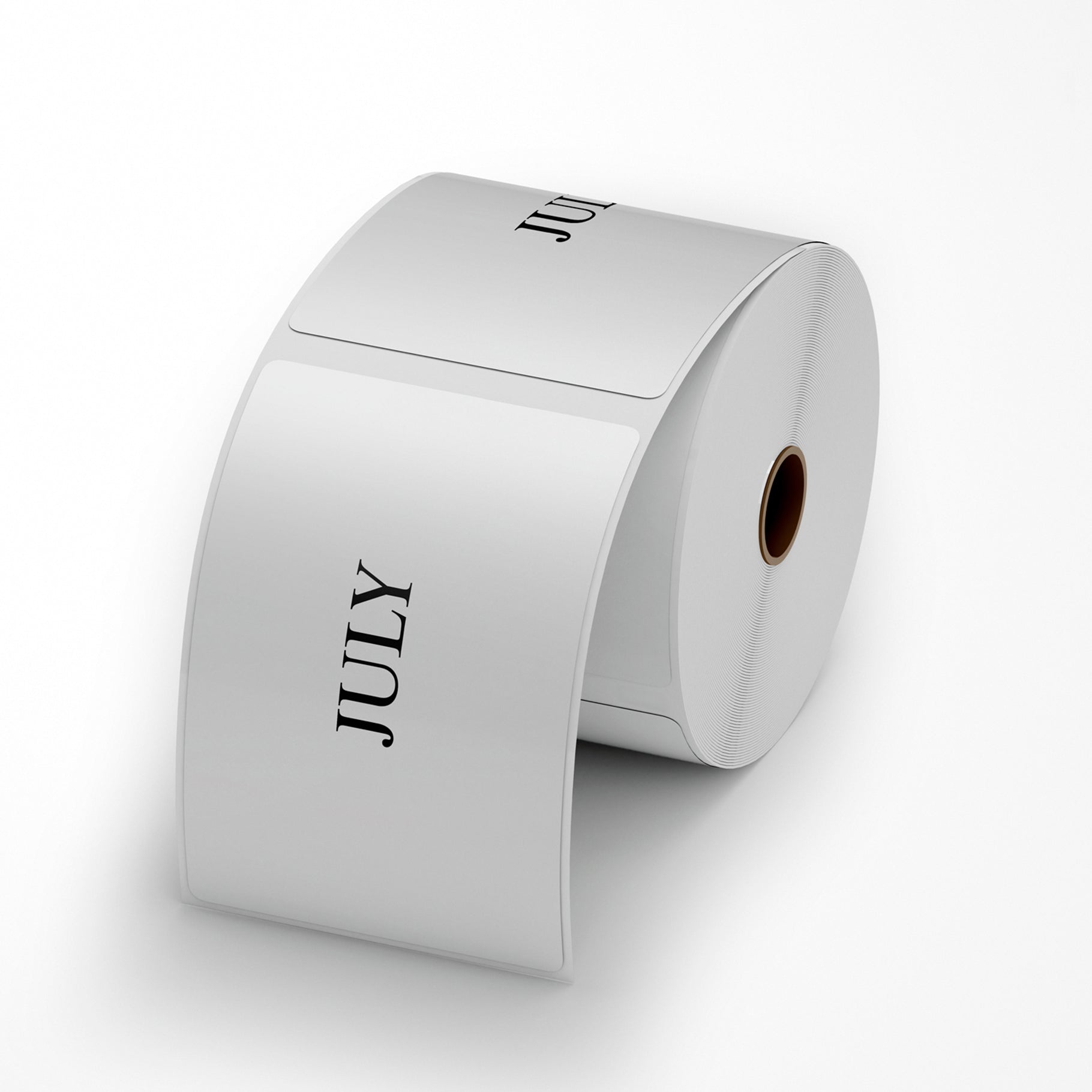 JULY Sticker - White 100mm x 165mm 500/roll - Omni Packaging 