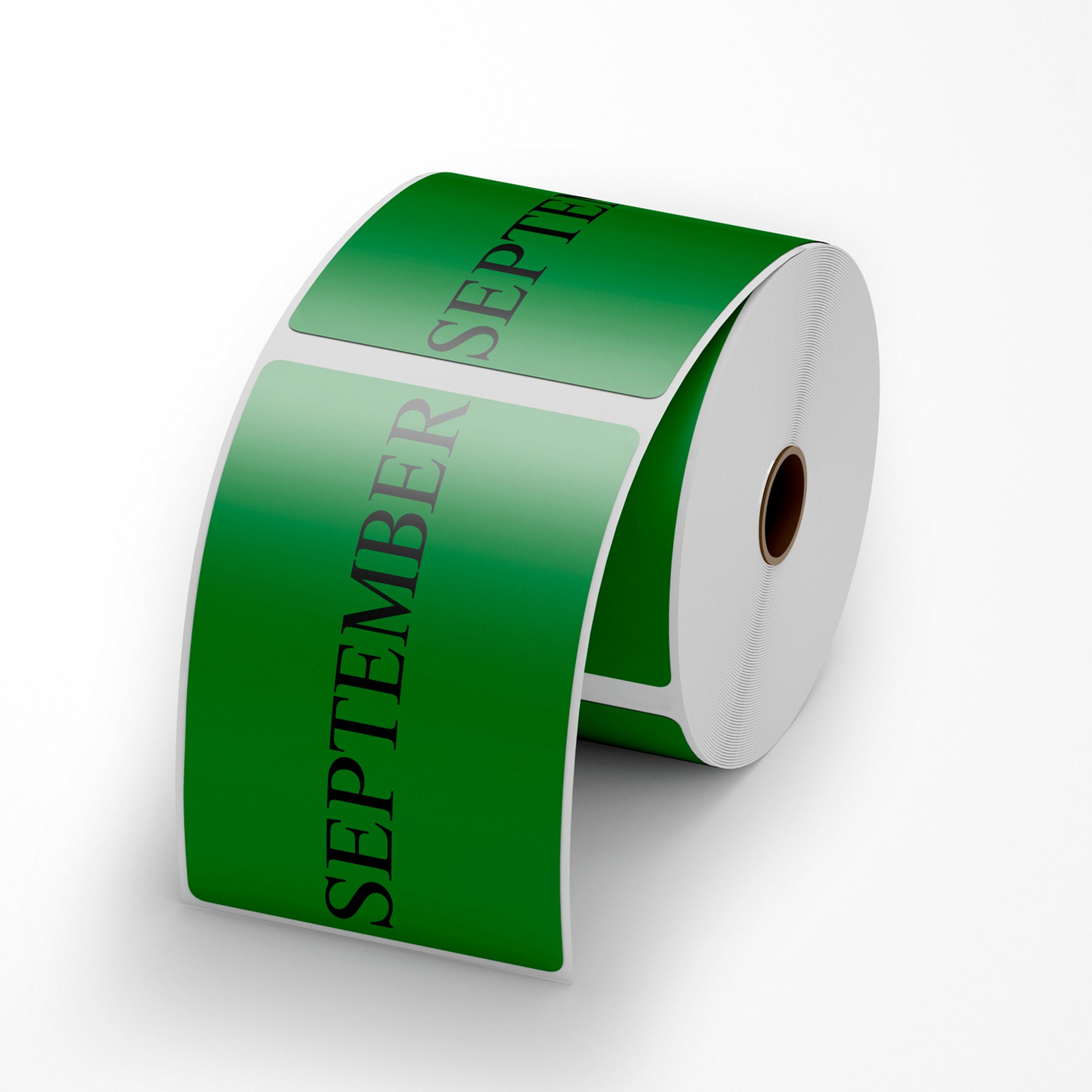 SEPTEMBER Sticker - Green 100mm x 165mm 500/roll - Omni Packaging 