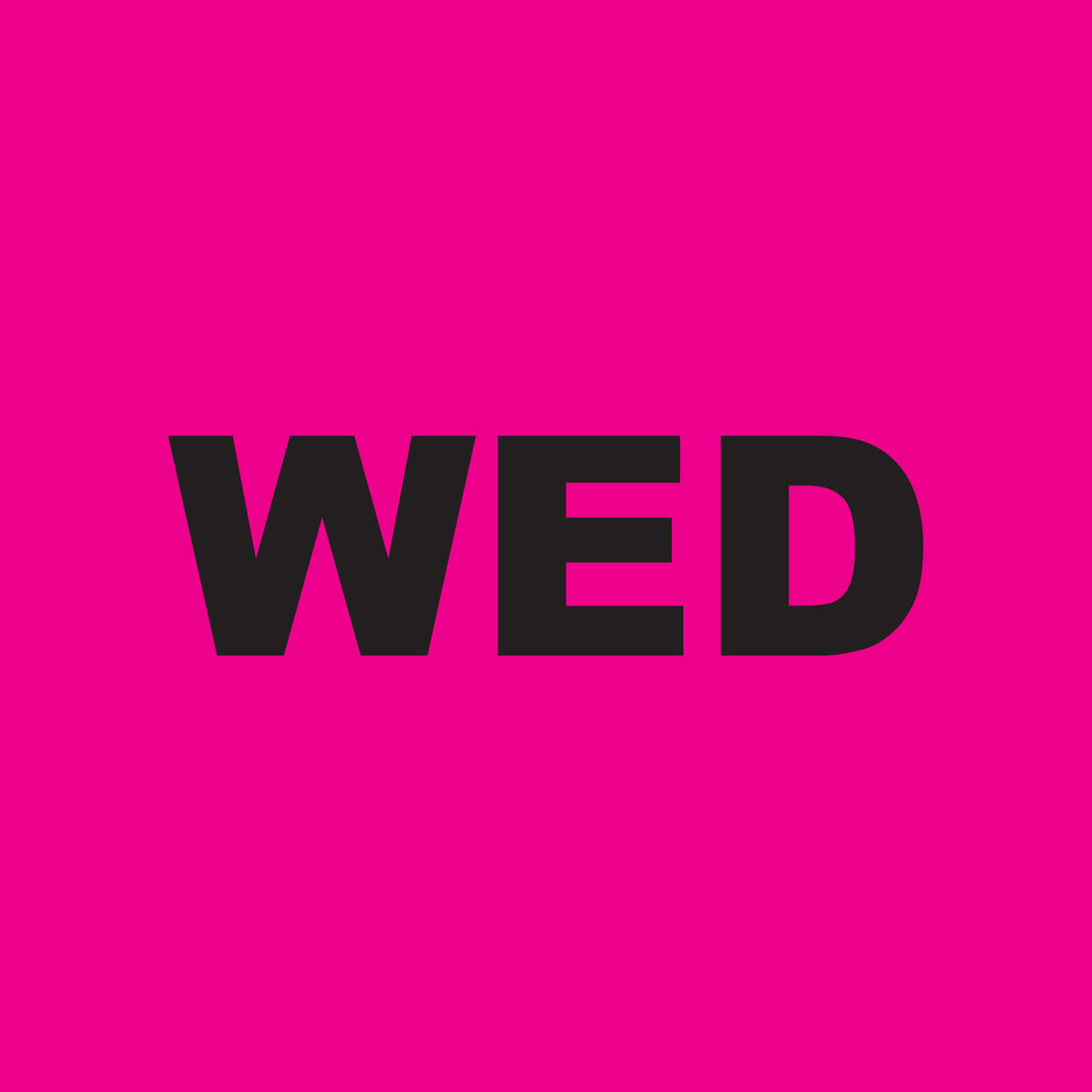WEDNESDAY Labels - PVC Perforated Pink 100mm x 100mm 500/roll - Omni Packaging 