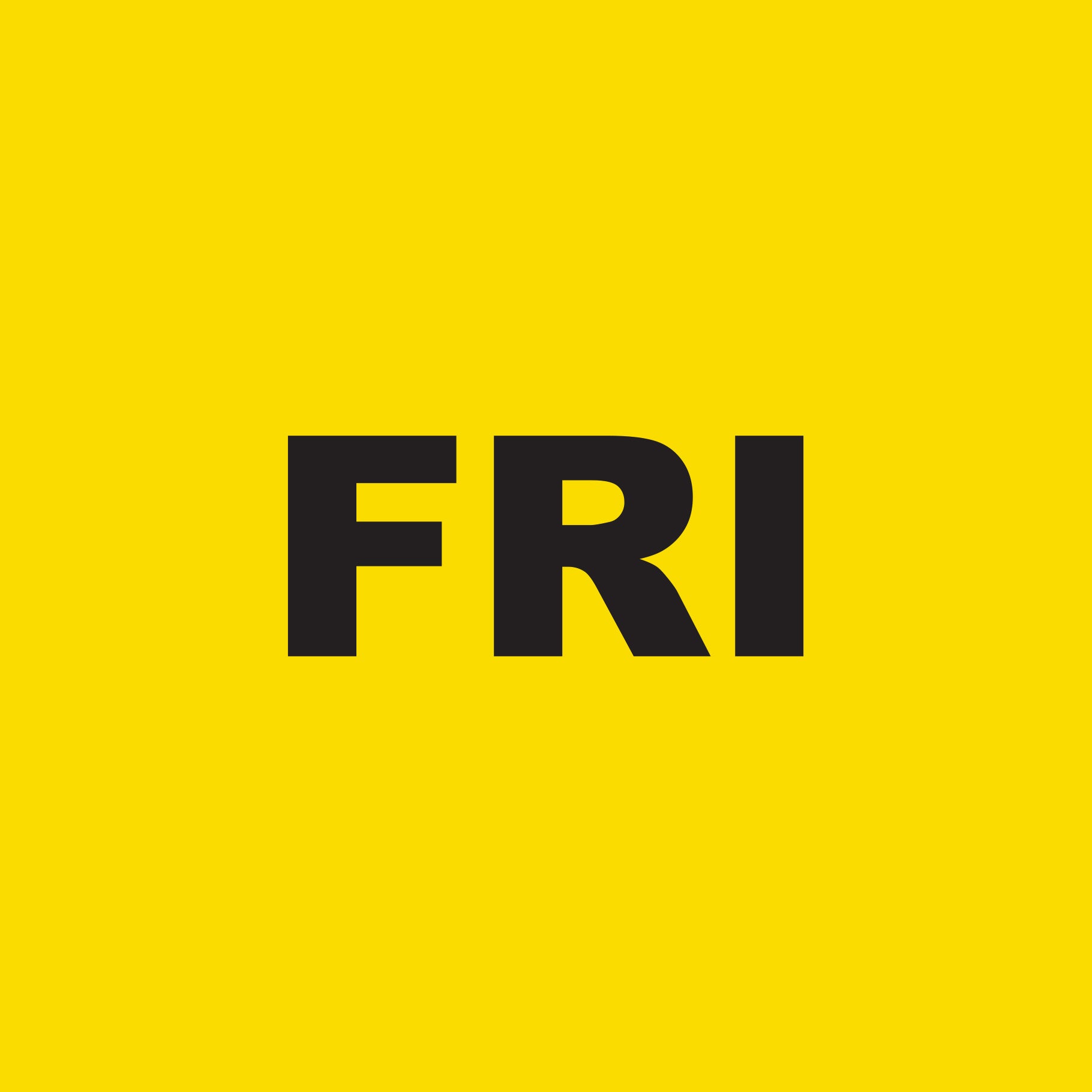 FRIDAY Labels - PVC Perforated Yellow 100mm x 100mm 500/roll - Omni Packaging 