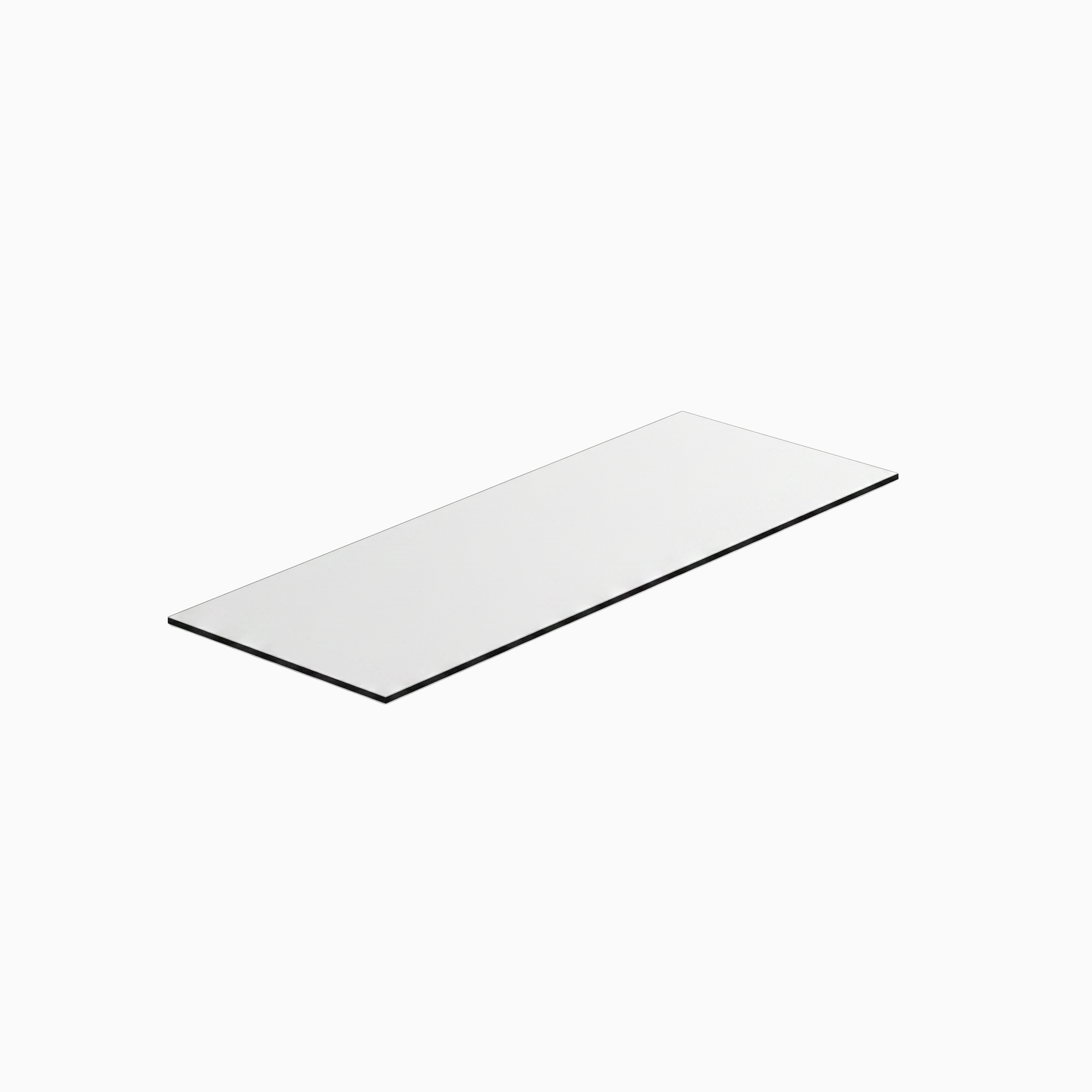 White Gloss Magnetic Label 100mm x 50mm x 0.9mm