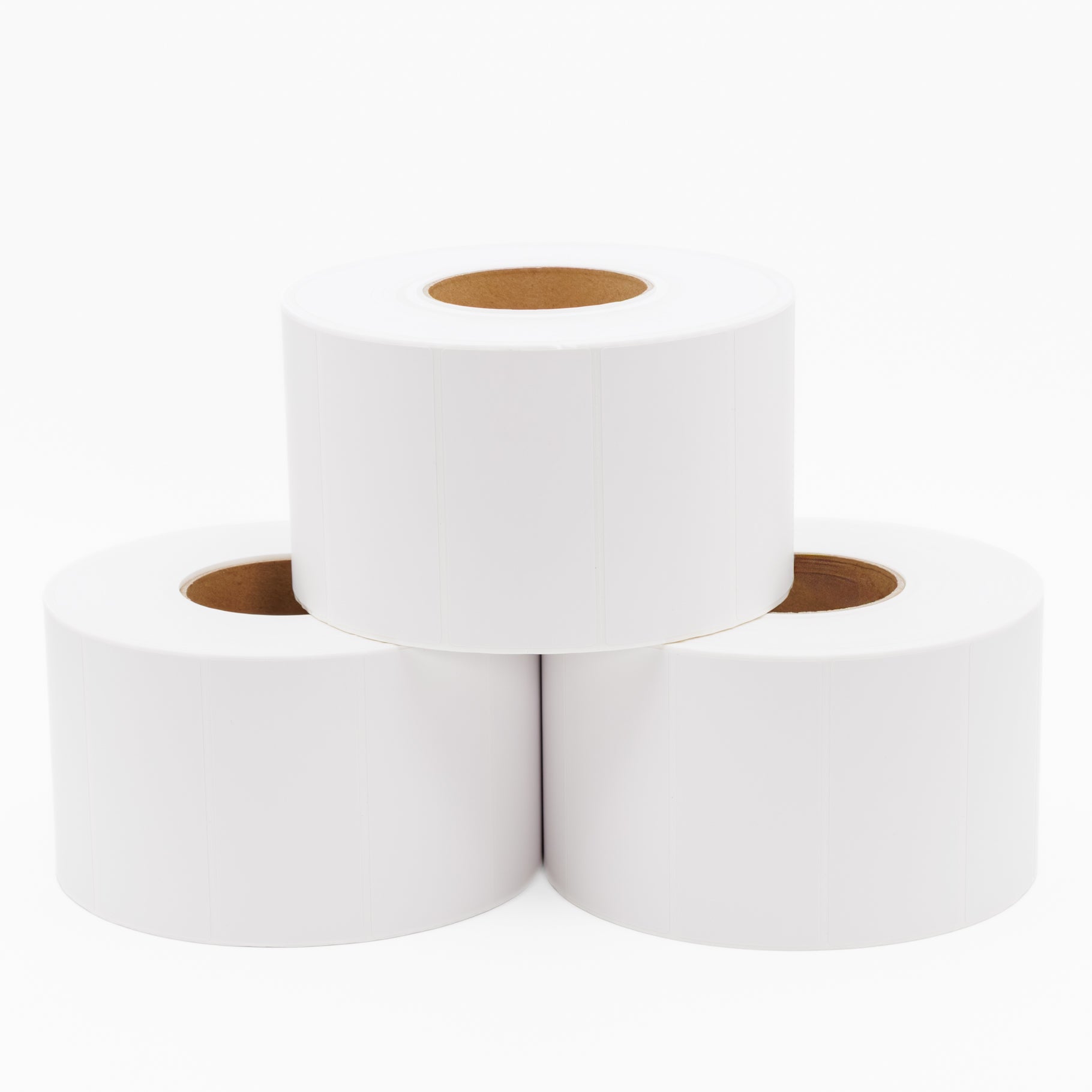Thermal Direct Label Paper White Permanent 102mm x 50mm Perf. 2740/roll 76mm core - Omni Packaging 
