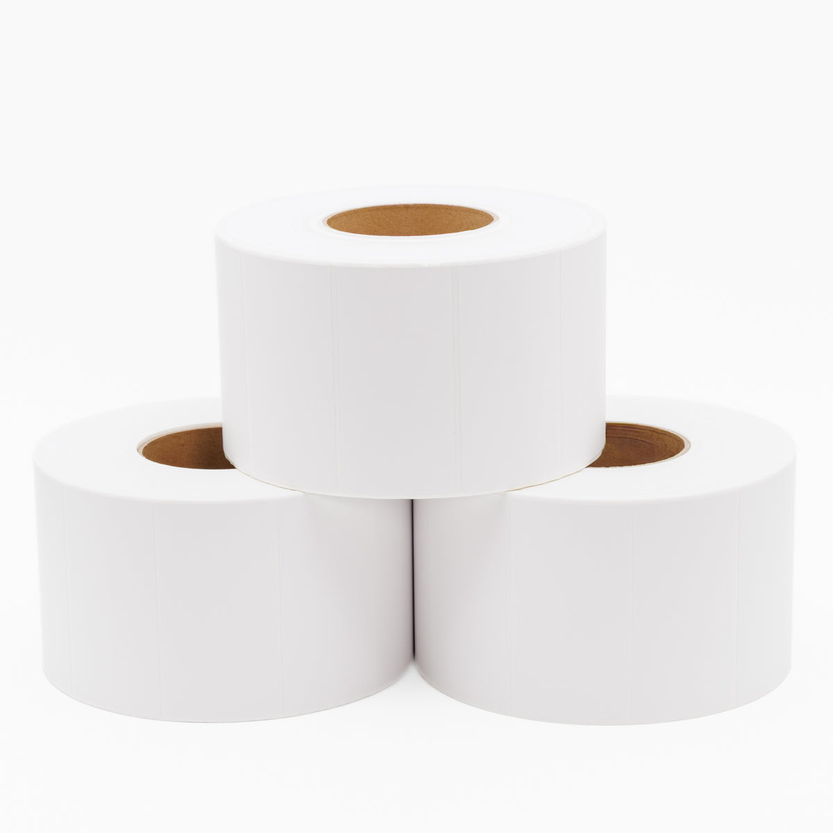 Thermal Direct Label Paper White Permanent 102mm x 50mm Perf. 2740/roll 76mm core - Omni Packaging 