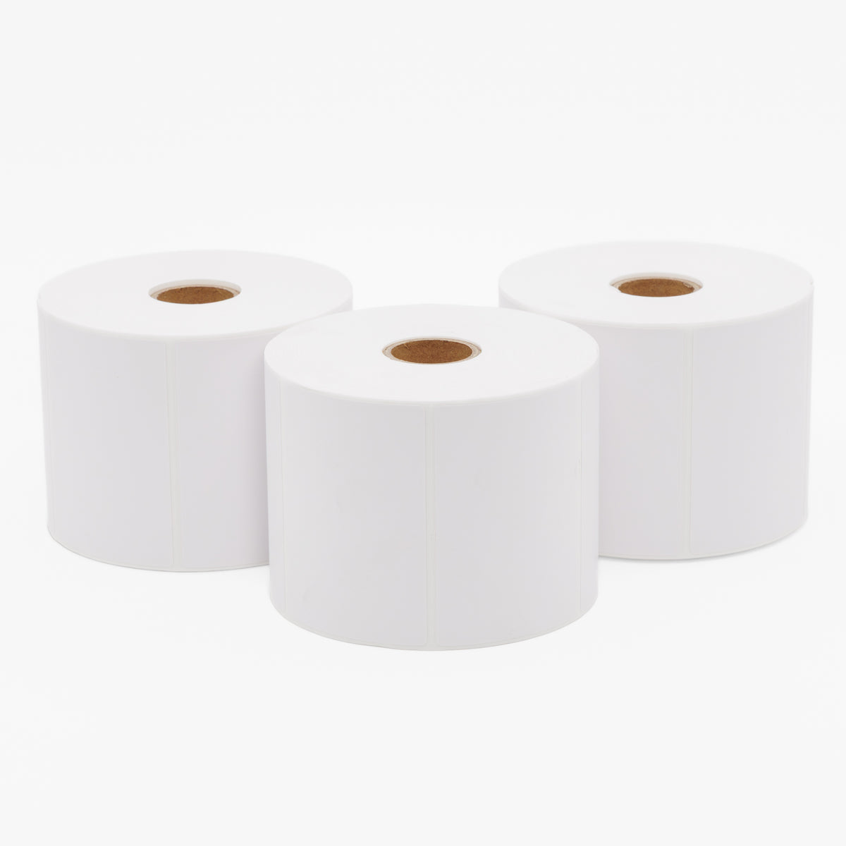Thermal Direct Label Paper White Permanent 75mm x 50mm Perf. 700/roll 25mm core - Omni Packaging 