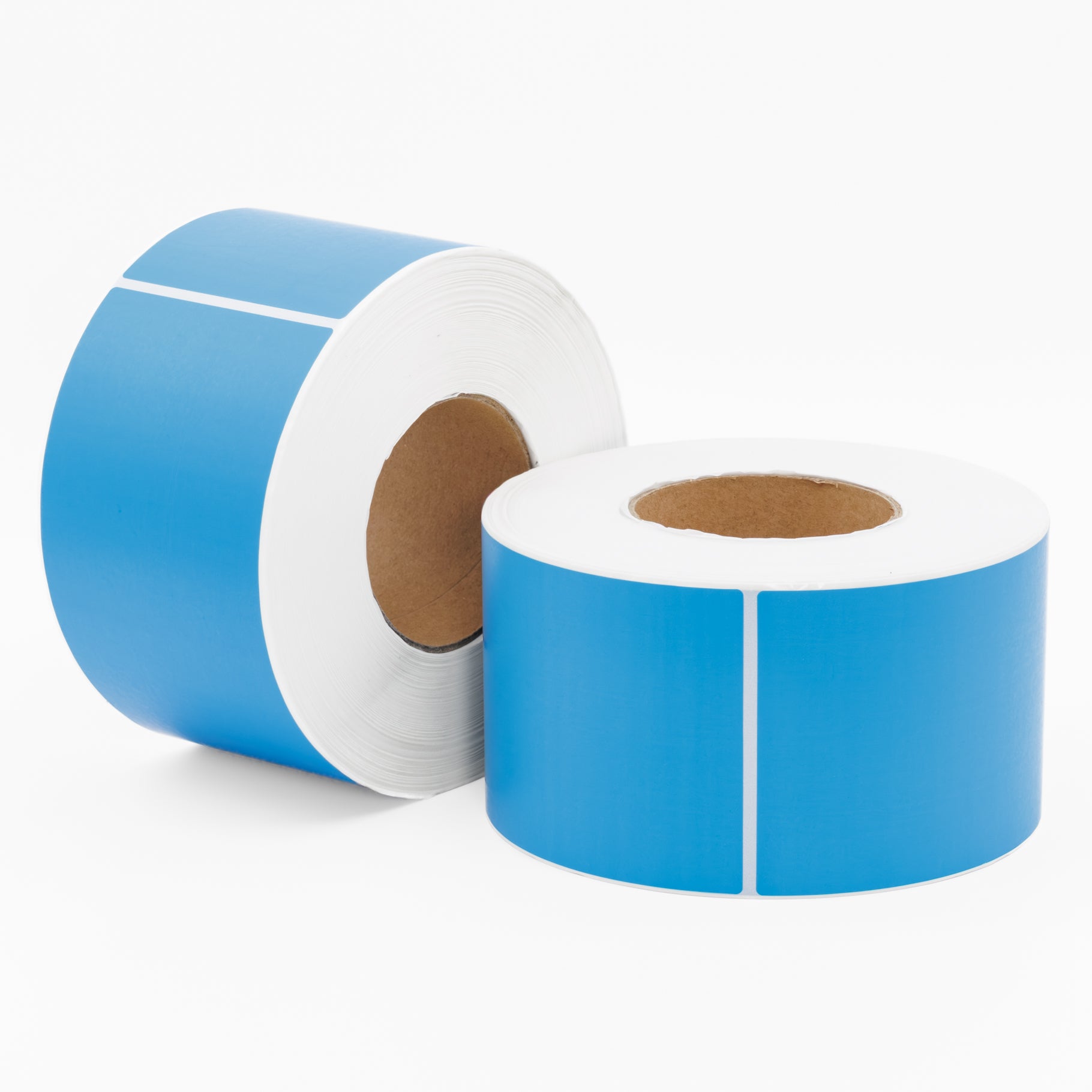 Thermal Labels Transfer 90mm x 250mm 500/roll 76mm core Blue - Omni Packaging 