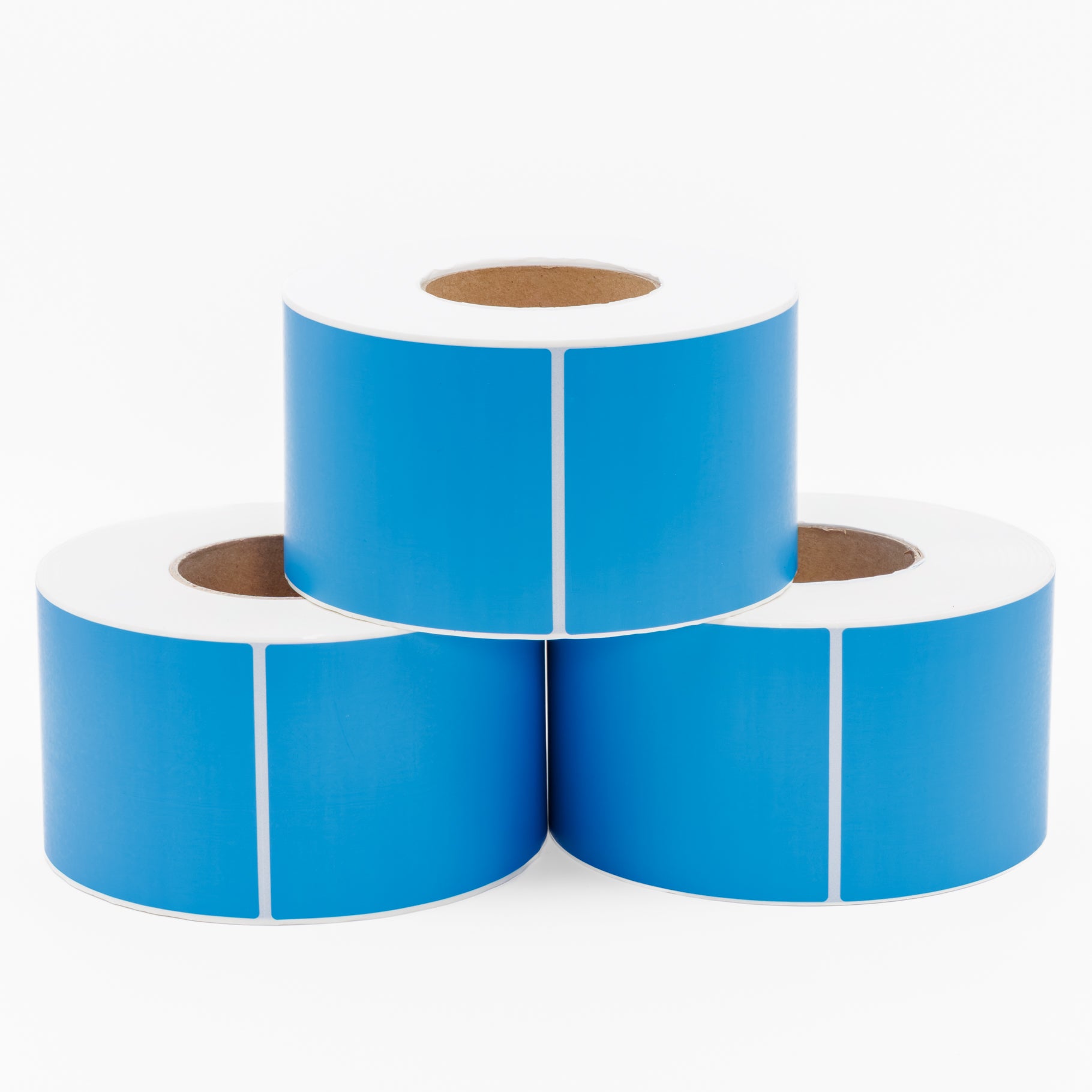 Thermal Labels Transfer 90mm x 250mm 500/roll 76mm core Blue - Omni Packaging 