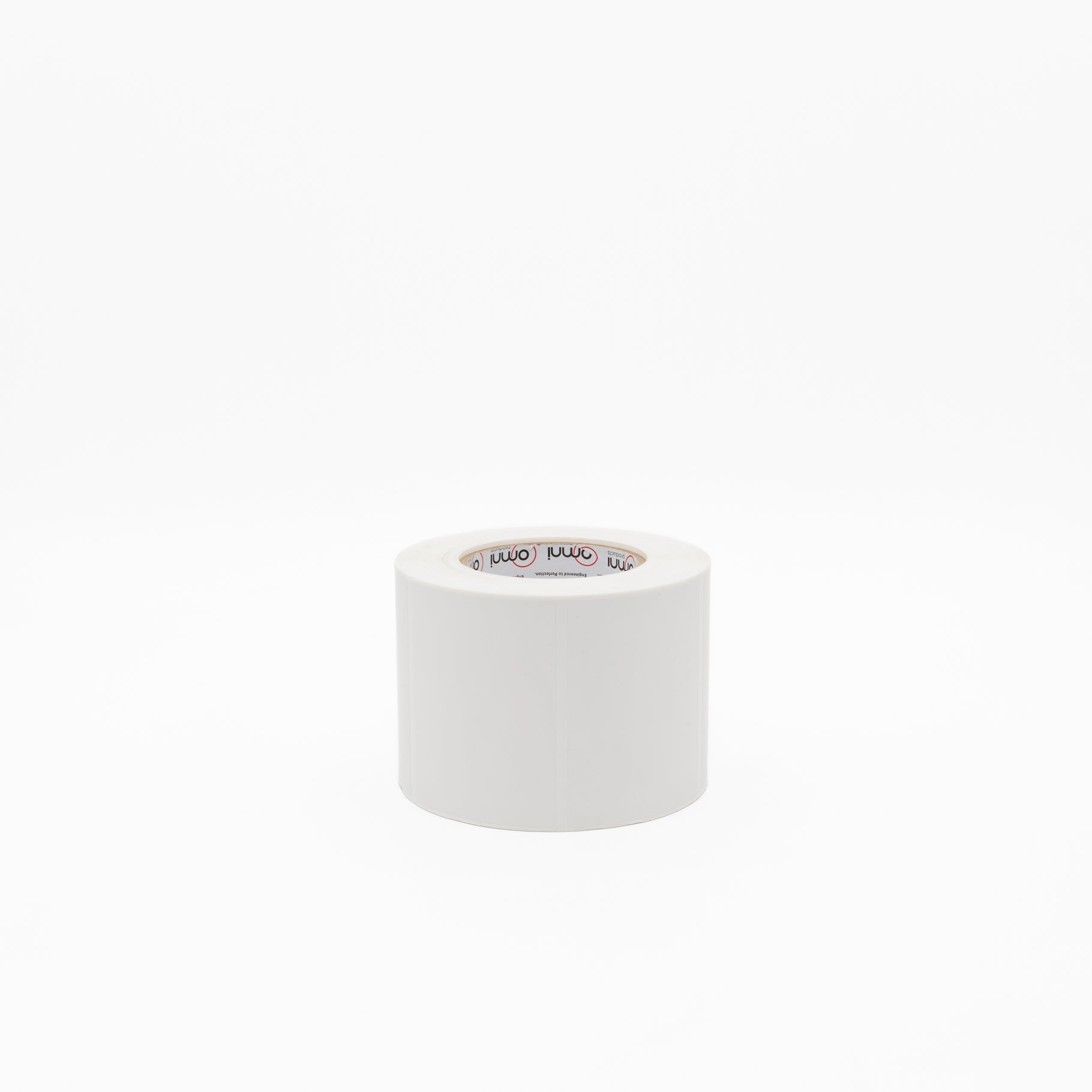 Thermal Direct Label Paper White Permanent 102mm x 102mm Perf. 1500/roll 76mm core - Omni Packaging 