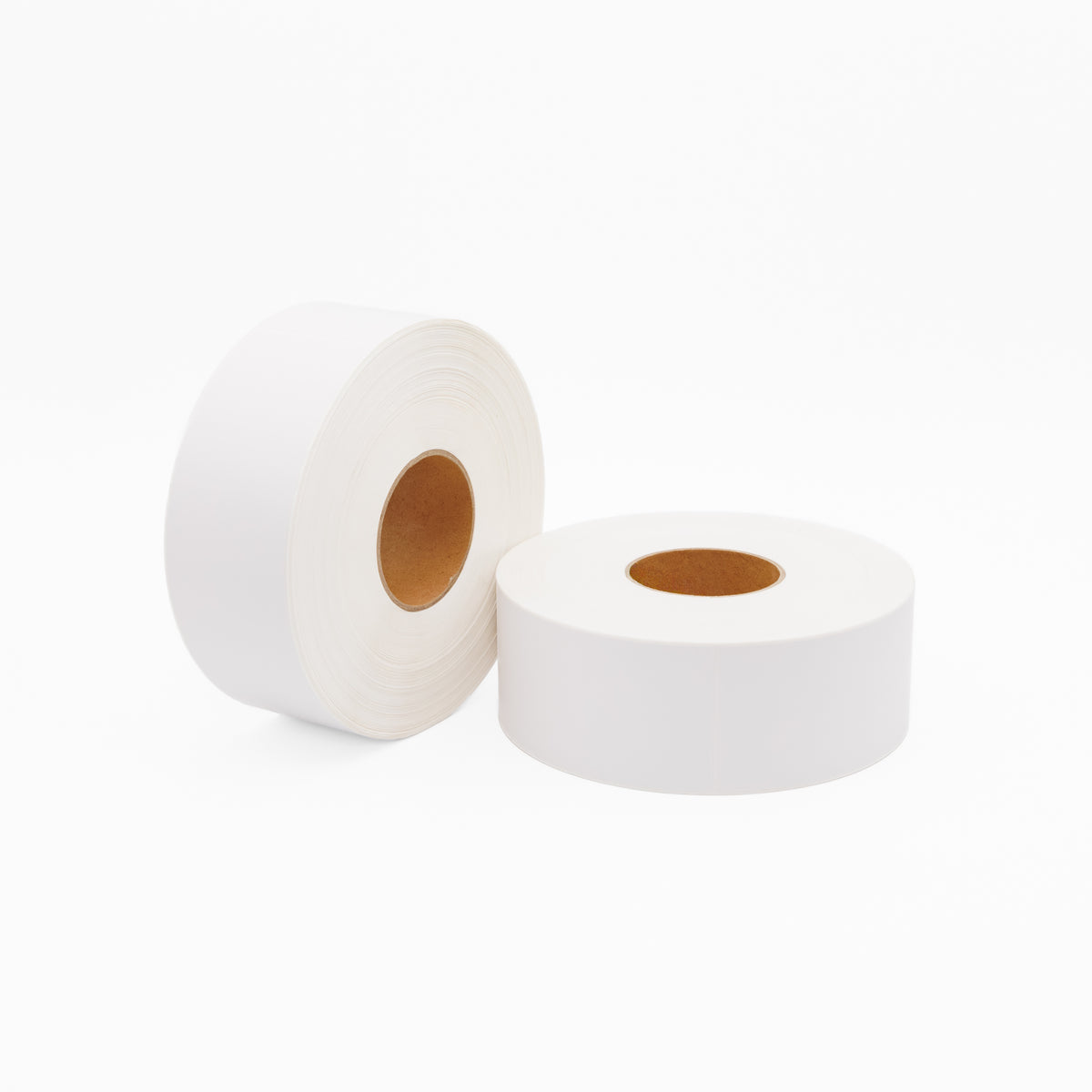 Thermal Direct Label Paper White Permanent 75mm x 230mm Perf. 750/roll 76mm core - Omni Packaging 