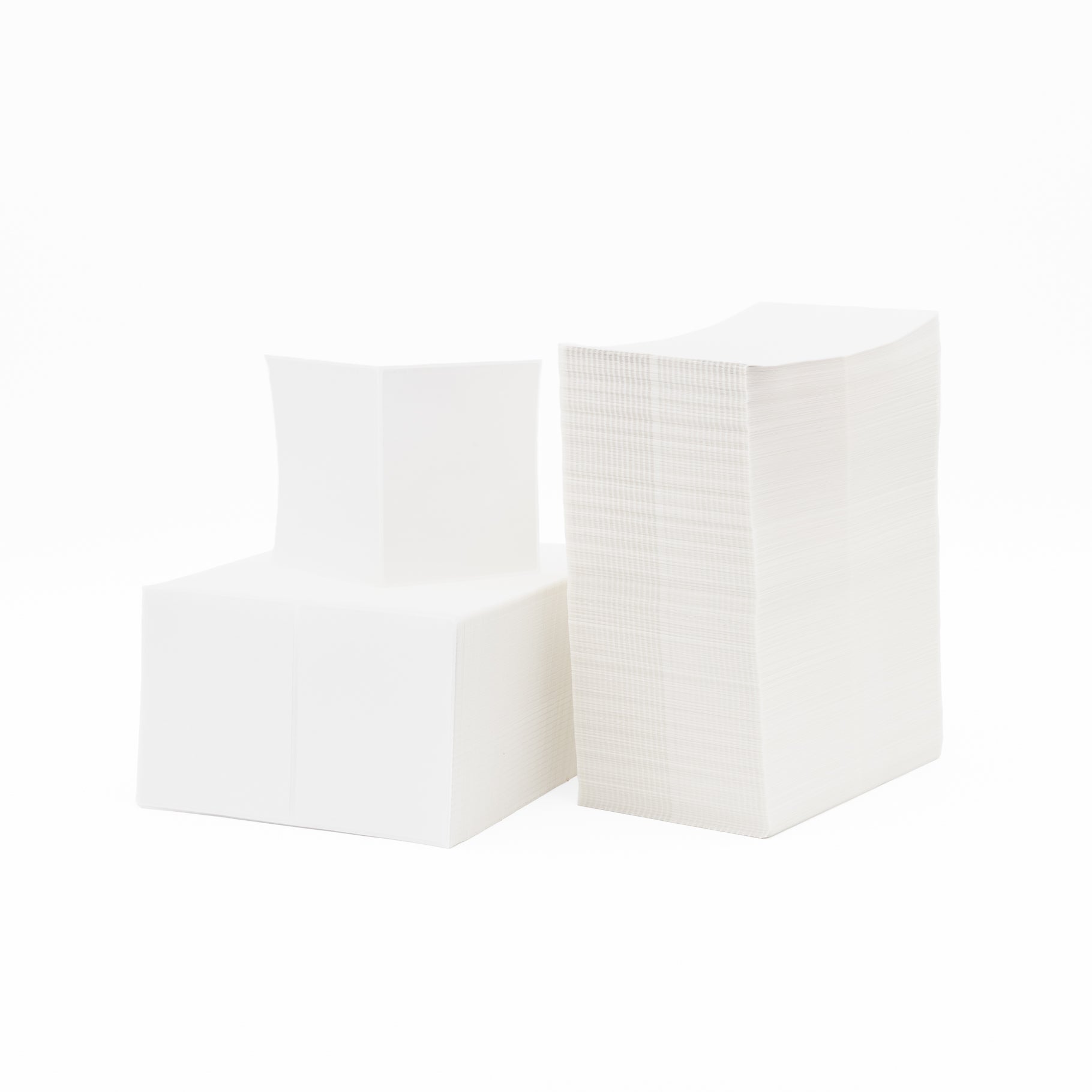 Fanfold Thermal Direct Label Paper White Super Freez. Grade 102mm x 80mm 8000/Ctn - Omni Packaging 