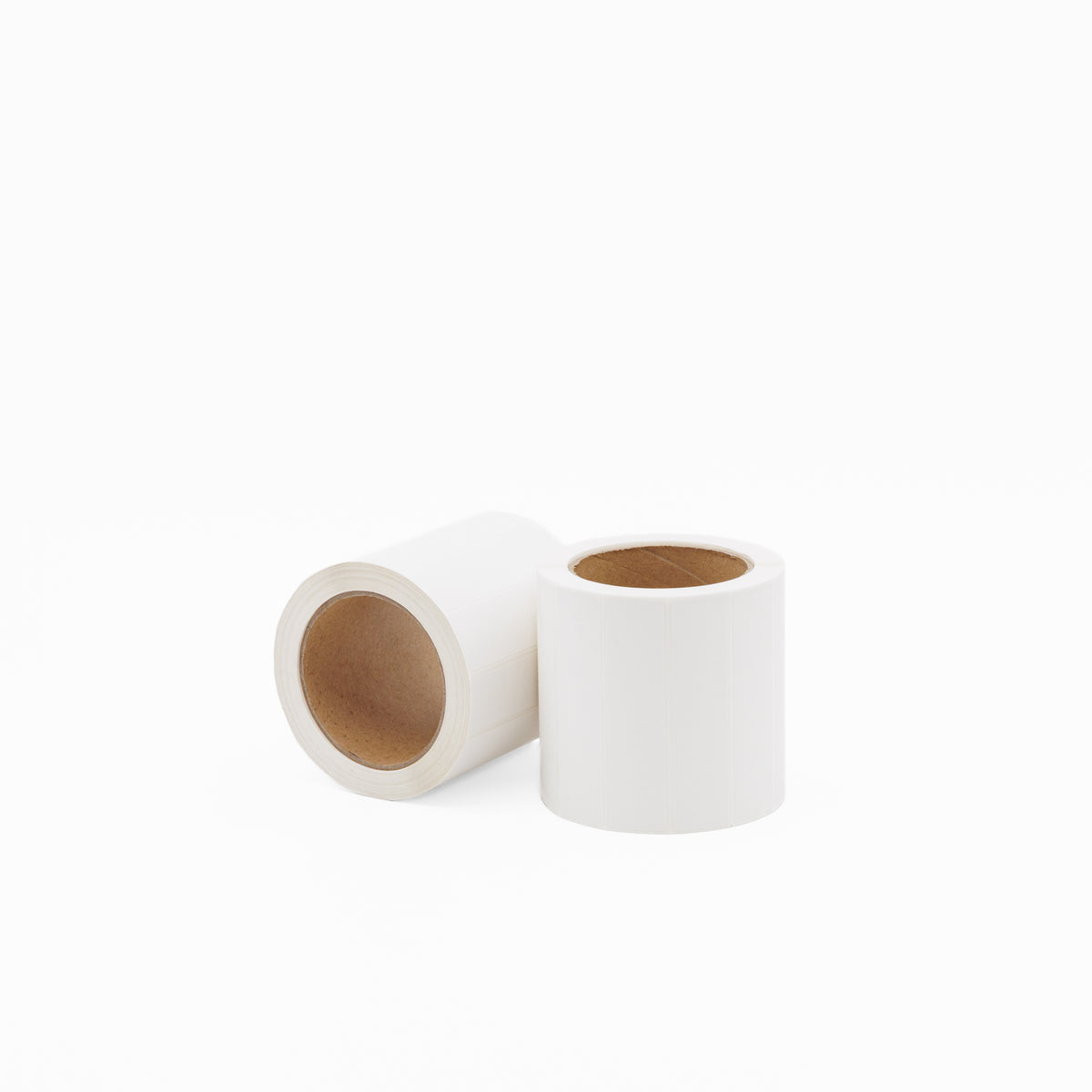 Thermal Transfer Label Paper White Permanent 102mm x 25mm Perf. 5100/roll 76mm core - Omni Packaging 