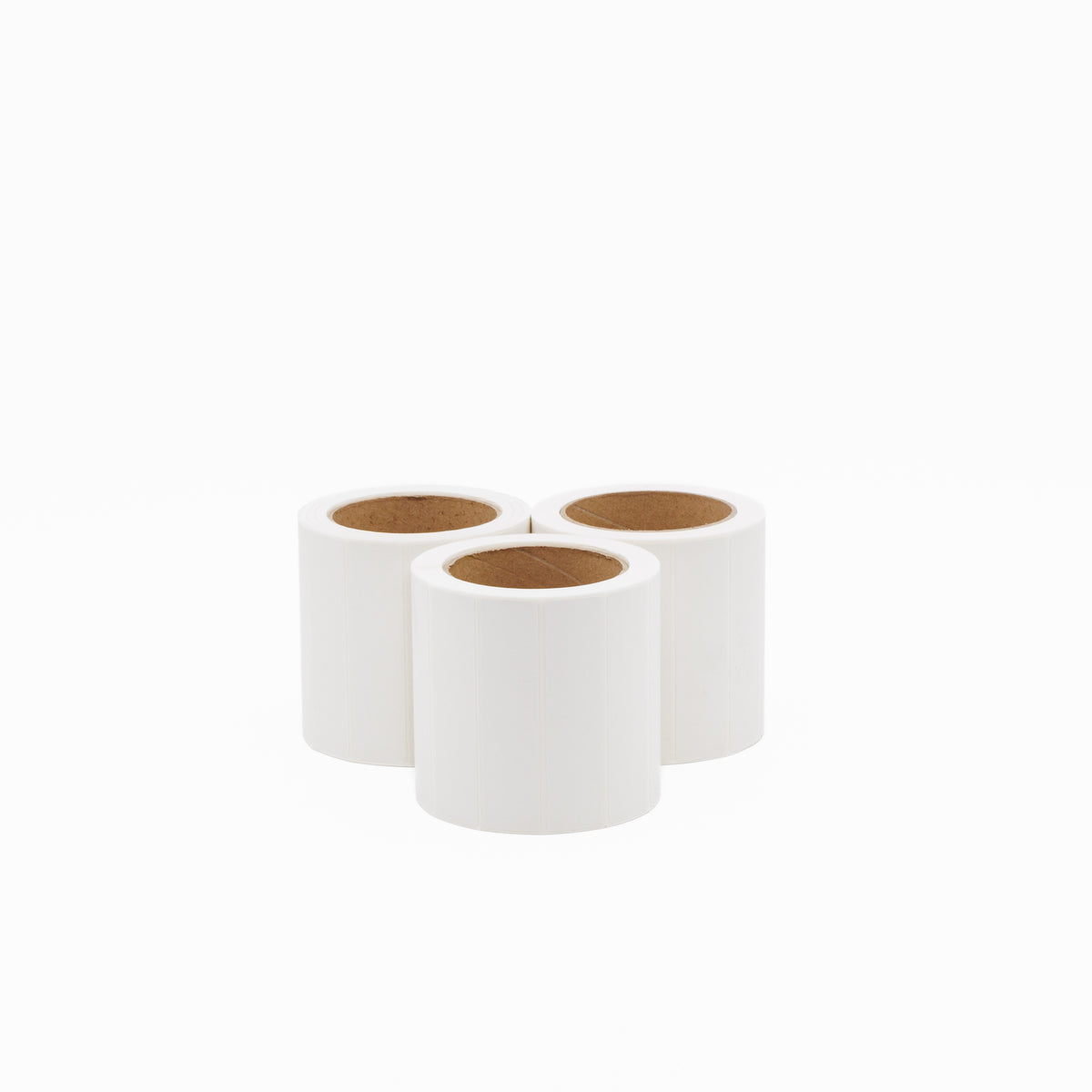 Thermal Transfer Label Paper White Permanent 102mm x 25mm Perf. 5100/roll 76mm core - Omni Packaging 