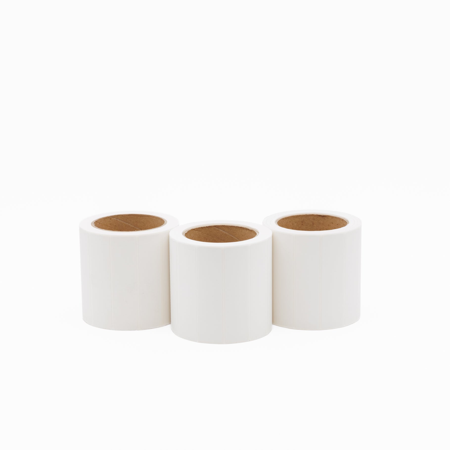Thermal Transfer Label Paper White Permanent 102mm x 25mm Perf. 5100/roll 76mm core - Omni Packaging 