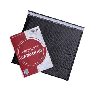 Black Bubble Mailers 280mm x 230mm 175/ctn - Omni Packaging 