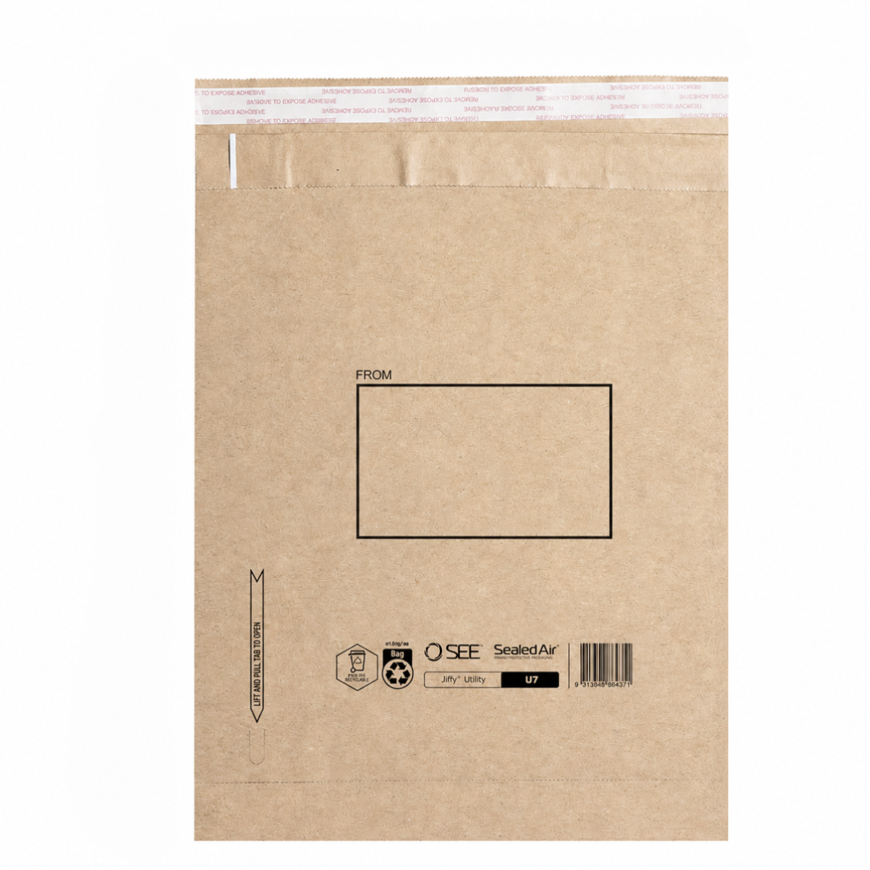 Cardboard Envelopes Jiffy Brown U7 360mmW x 480mmL 200/ctn
