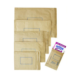 Jiffy Paper Padded Mailer Brown P4 240mmW x 340mmL 100/ctn - Omni Packaging 