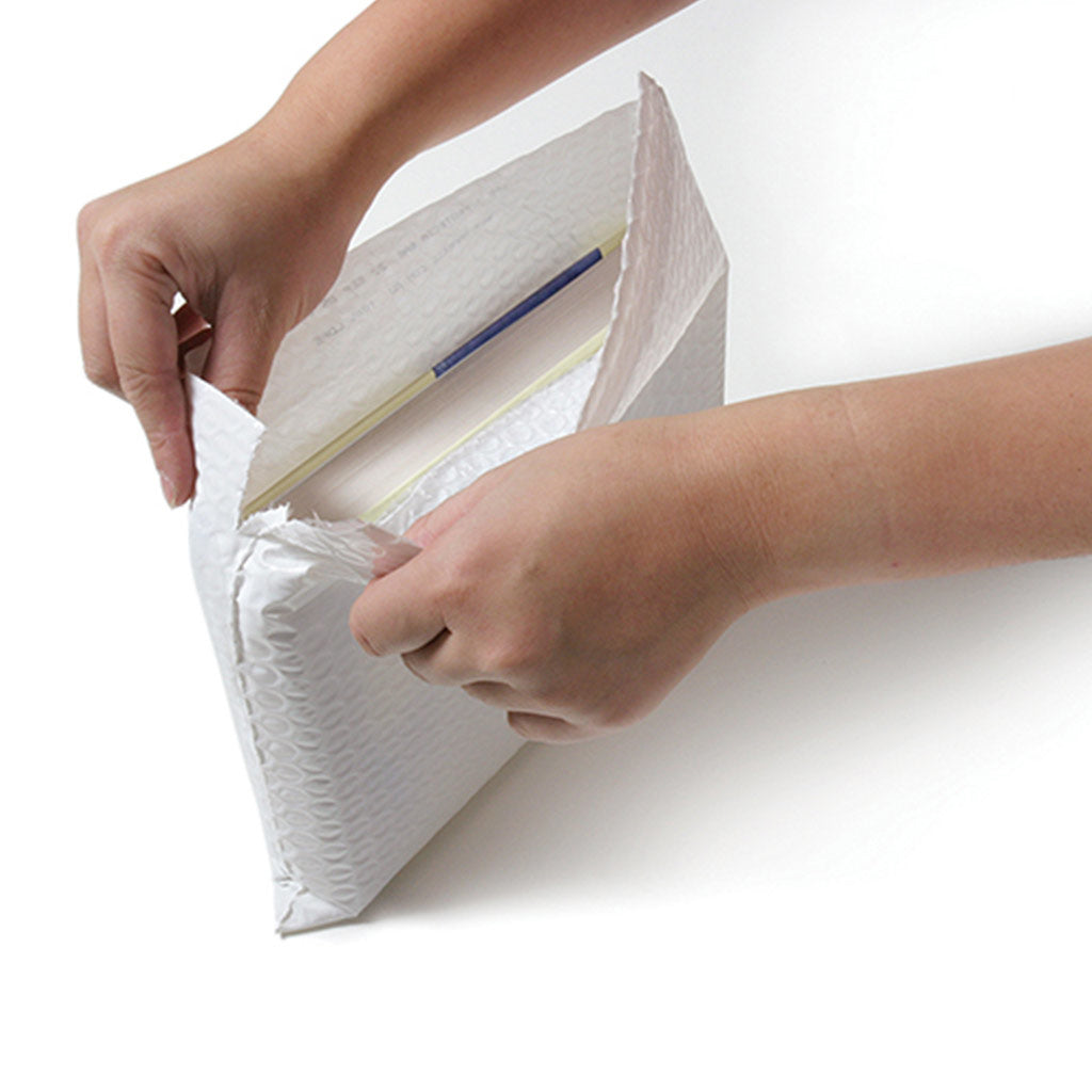 Padded Bubble Mailers White 265mmW x 375mmL 100/ctn - Omni Packaging 