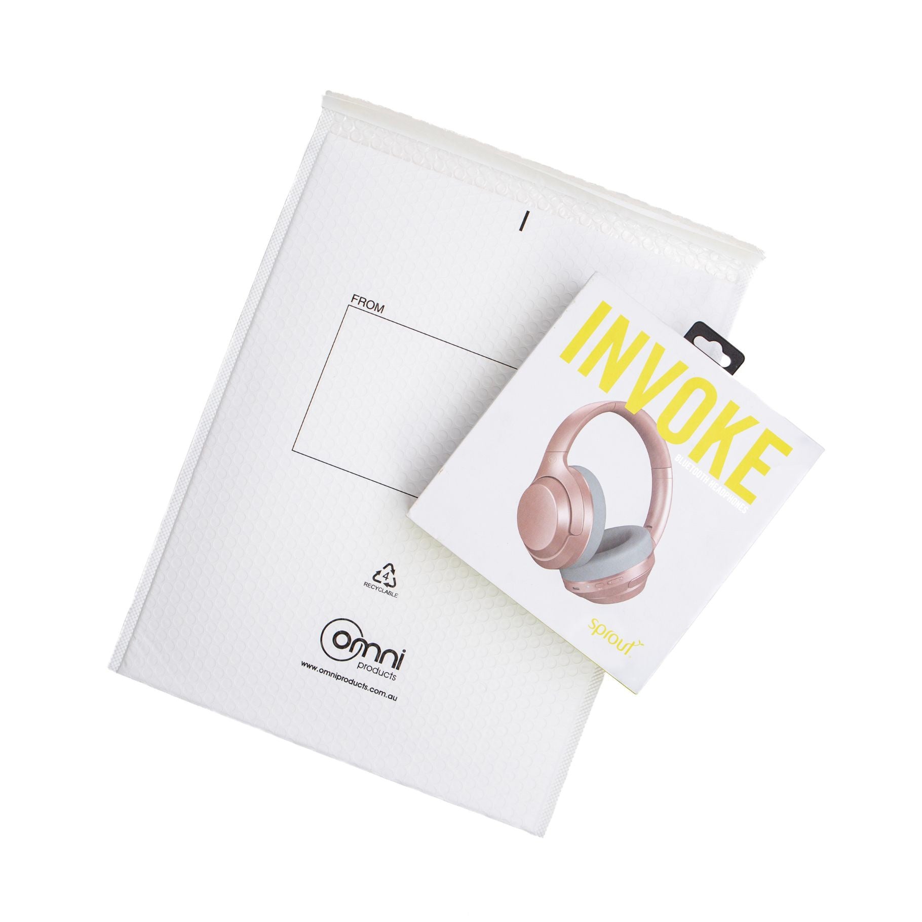 Padded Bubble Mailers White 345mmW x 300mmL 100/ctn - Omni Packaging 