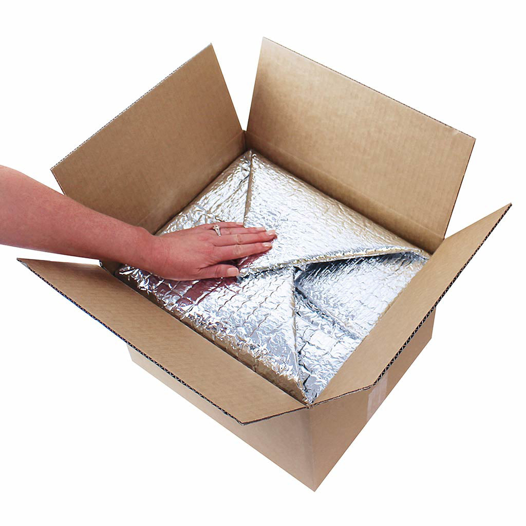 Foil Insulation Bubble Box Liner Bags 650mmW x 615mmL 150/ctn - Omni Packaging 
