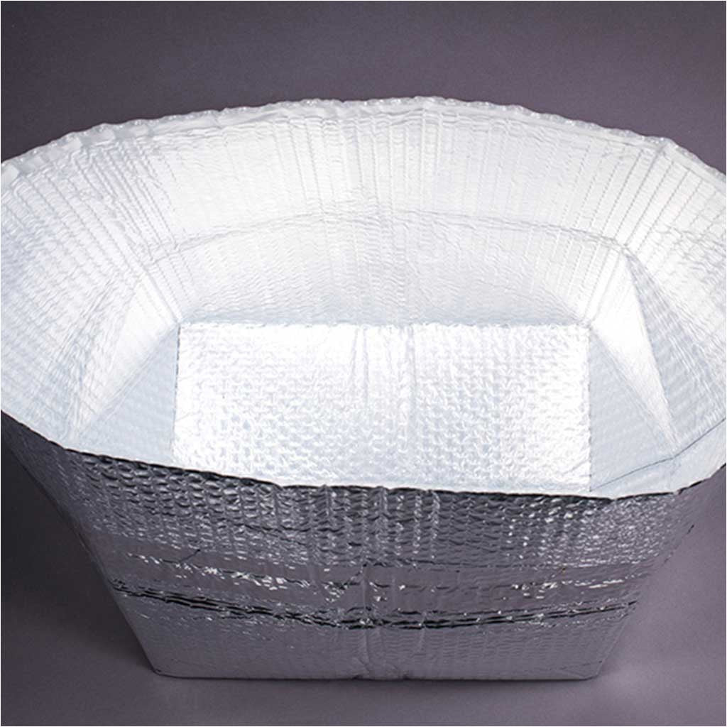 Foil Insulation Bubble Box Liner Bags 750mmW x 585mmL 150/ctn - Omni Packaging 
