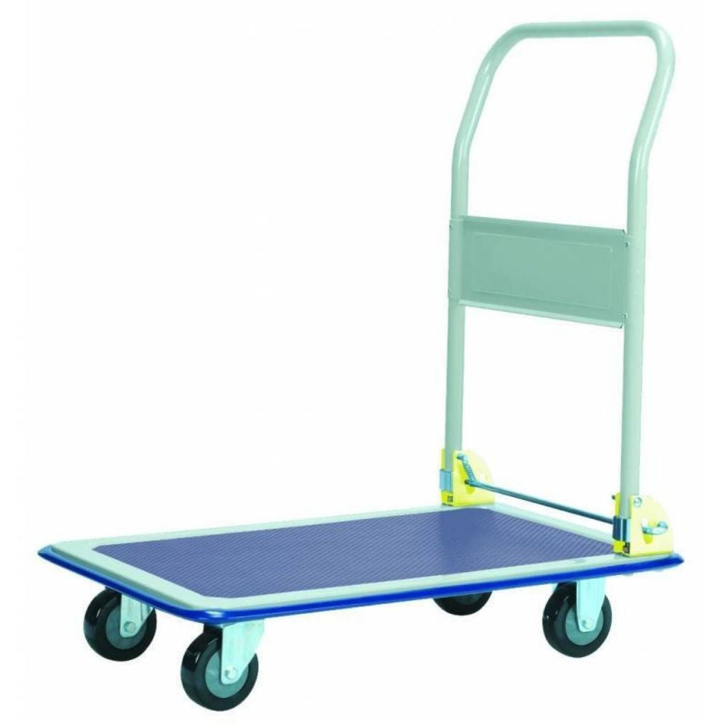 Platform Trolley 370kg 915mm x 615mm Fold Down Handle - Omni Packaging 