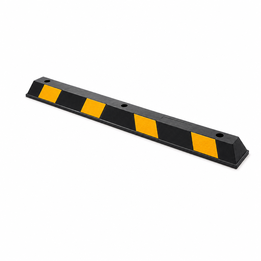 Wheel Stop Black/Yellow 1650mm x 160mm x 100mm