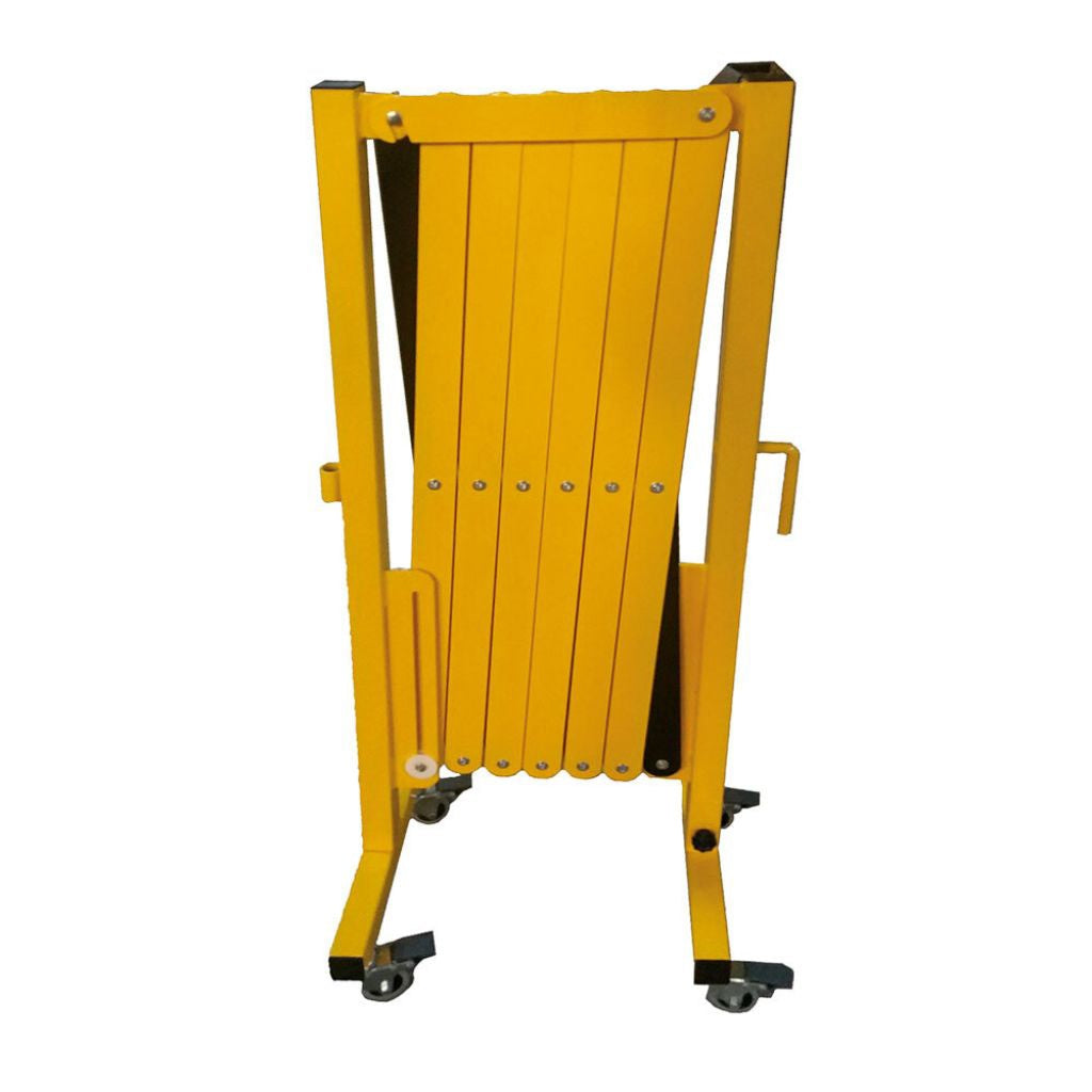 Expanding Barrier - Yellow & Black 900mm × 3m - Omni Packaging 