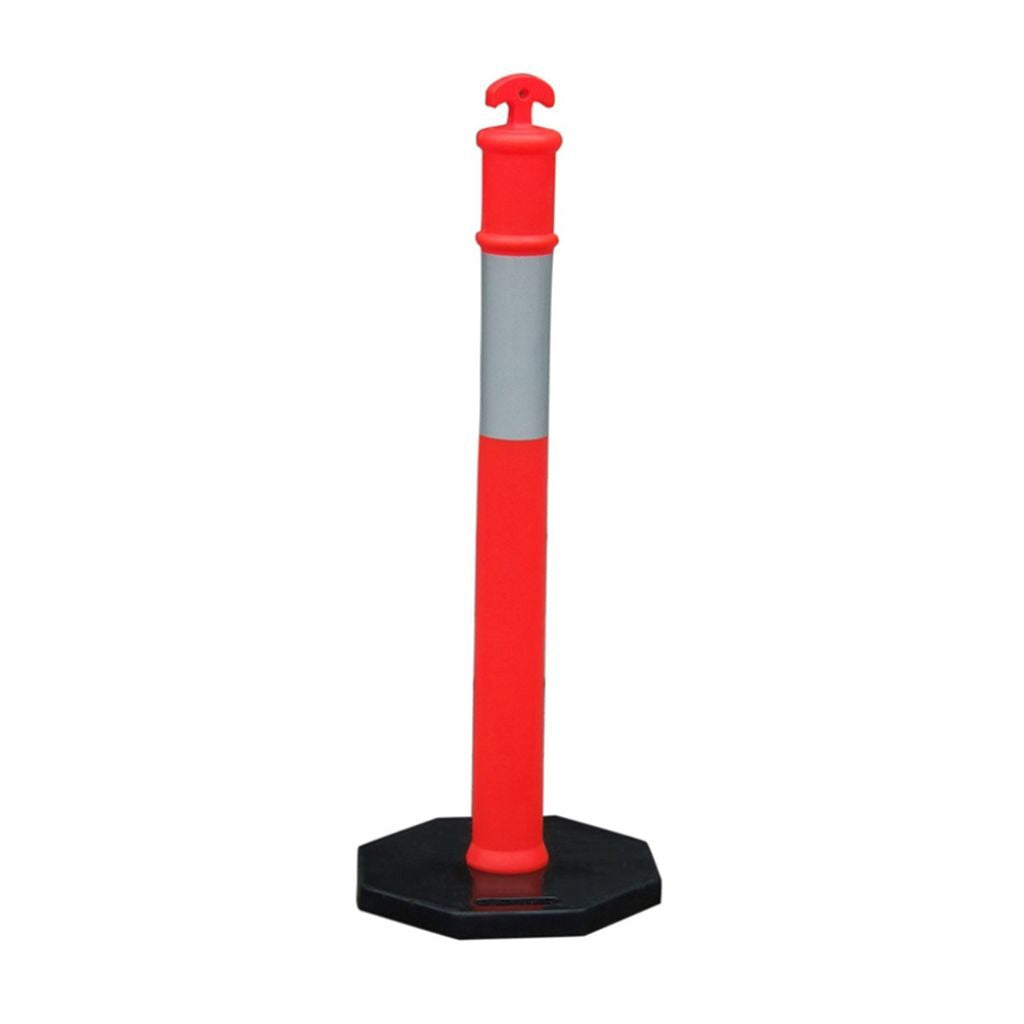 T-Top Bollard with 6kg Weight Plate Base - Omni Packaging 