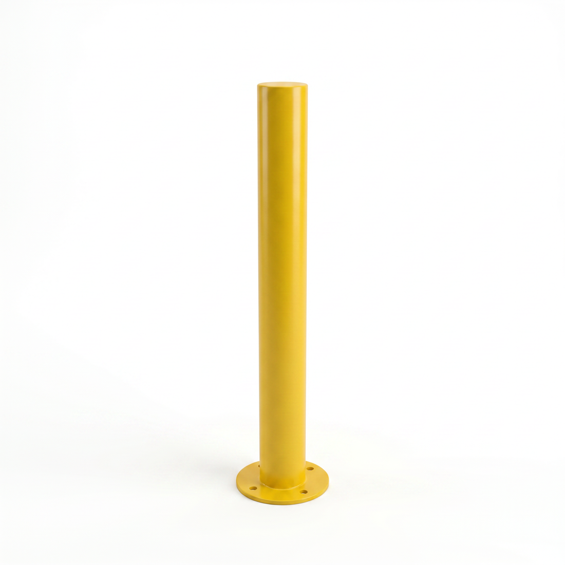 Large Fixed Safety Bollard 915mm x 200mm - Yellow - Omni Packaging 