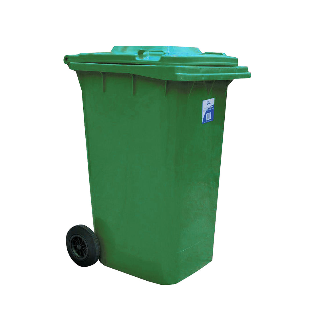 240 Litre Wheelie Bin Dark Green W595 x D745 x H1000mm - Omni Packaging 