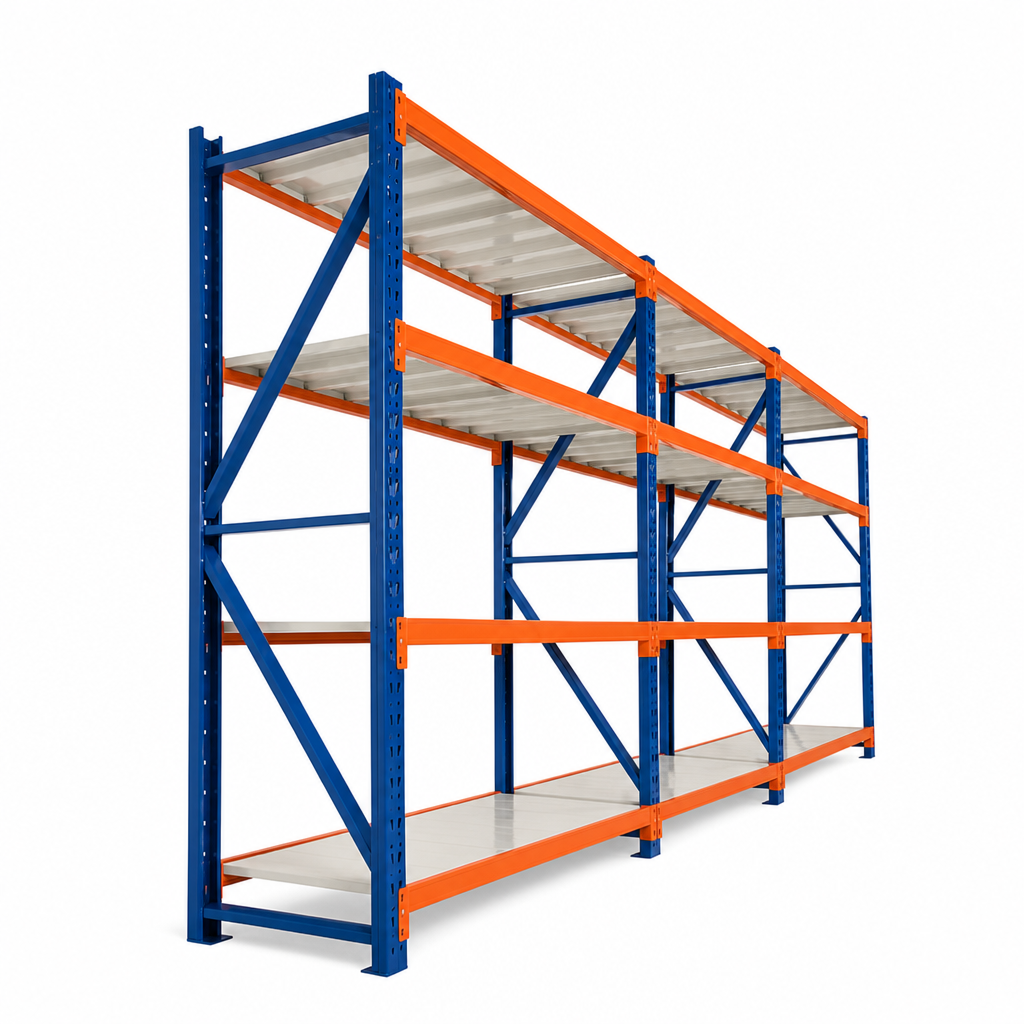 Heavy Duty Steel Shelving 2400mmH x 600mmW x 2400mmL