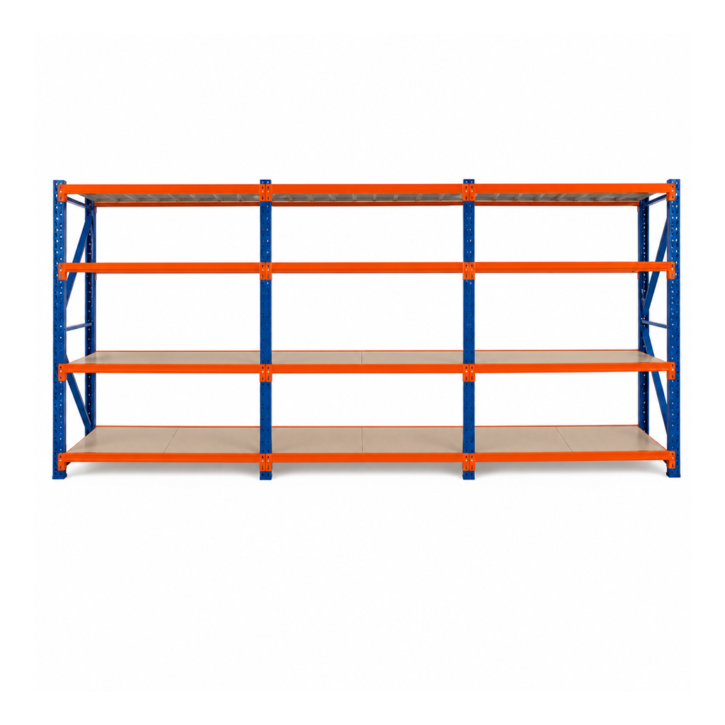 Heavy Duty Steel Shelving 2400mmH x 600mmW x 2400mmL