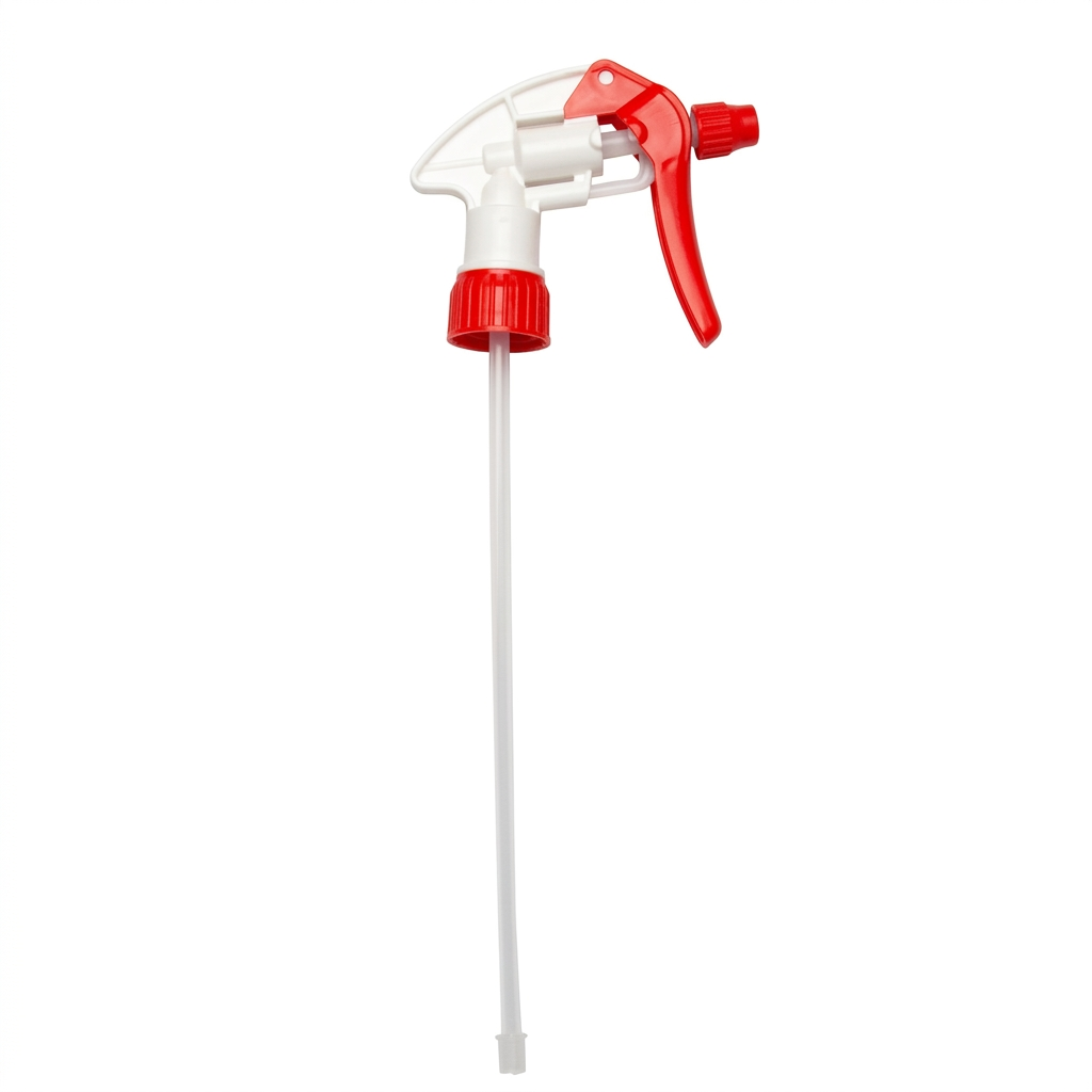 Oates Canyon Spray Trigger - Red (225mm Length Tube) suitable for 25.901 - Omni Packaging 