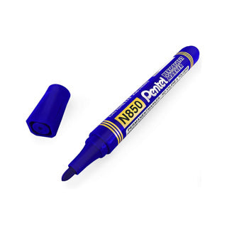 Permanent Markers Blue Fine Tip 12/pack - Omni Packaging 