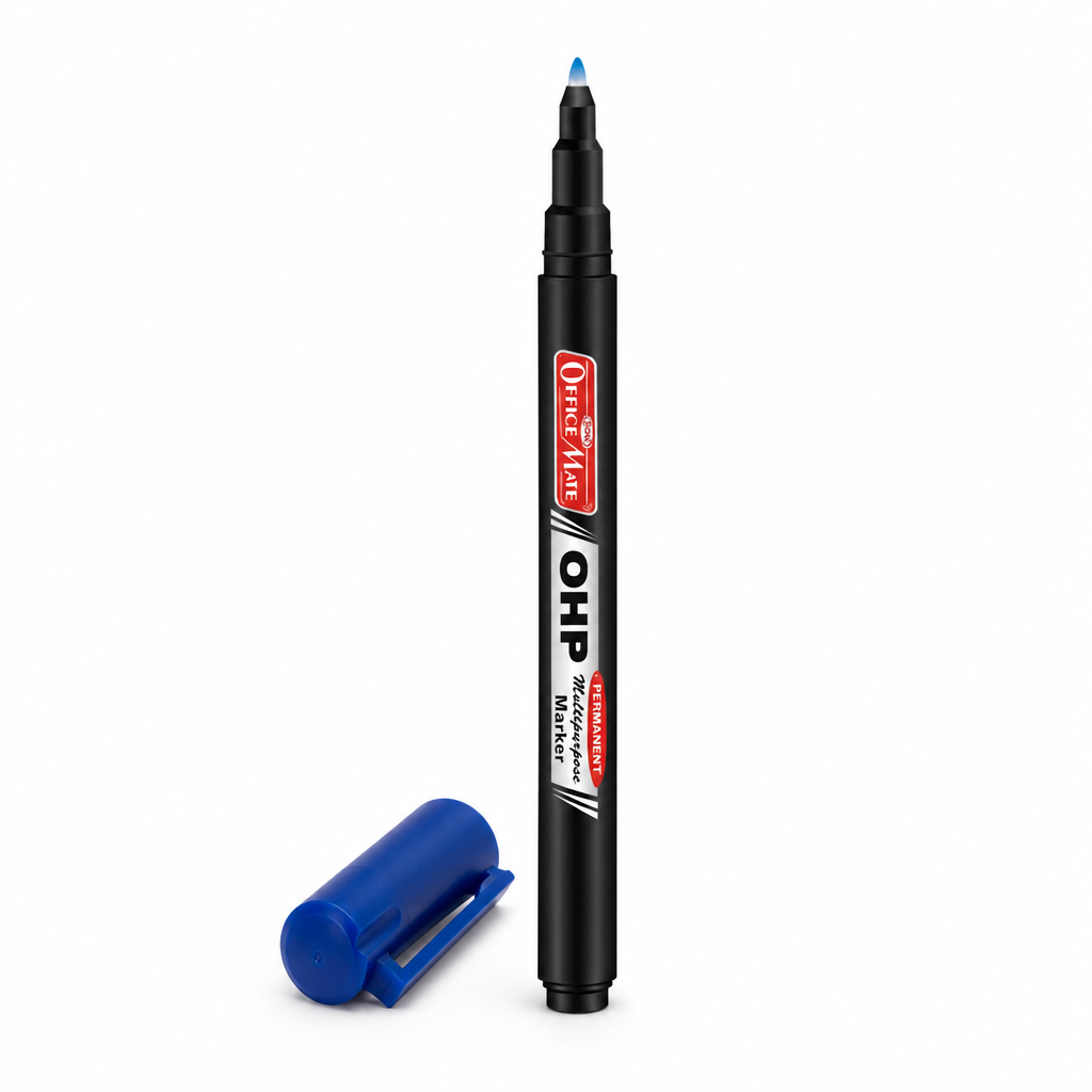 Permanent Markers Blue Fine Tip 12/pack