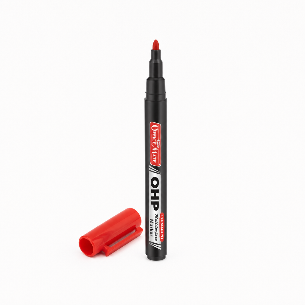 Permanent Markers Red Fine Tip