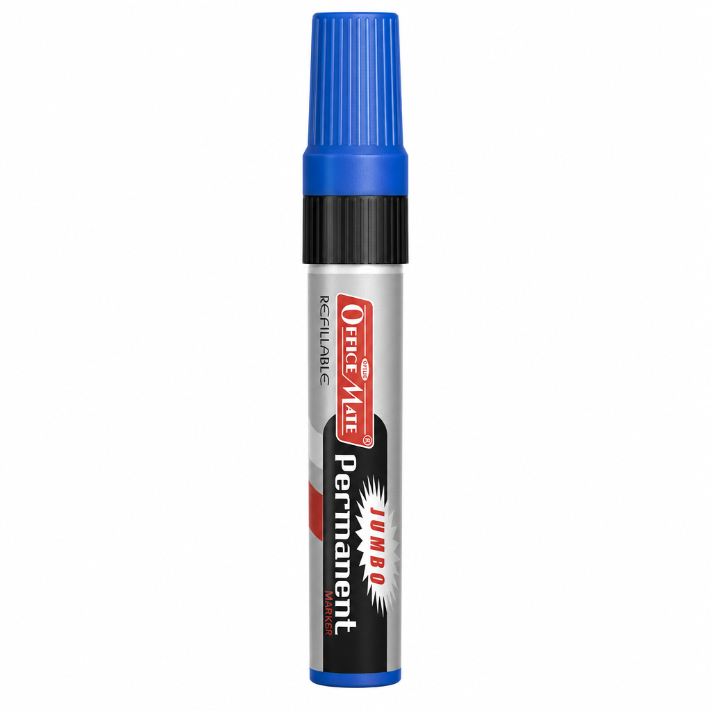 Jumbo Permanent Markers Blue