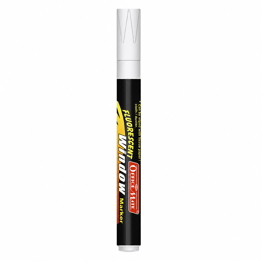 White Fluroscent Window Marker