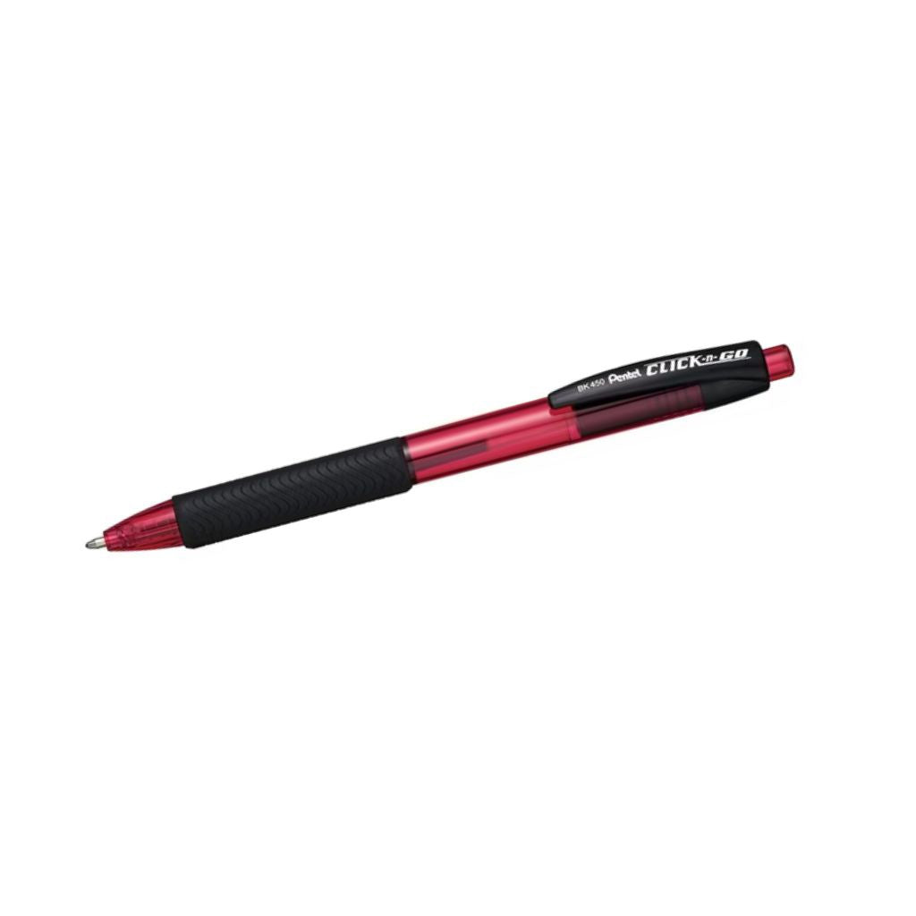 Retractable Ballpoint Pen - Red - Omni Packaging 