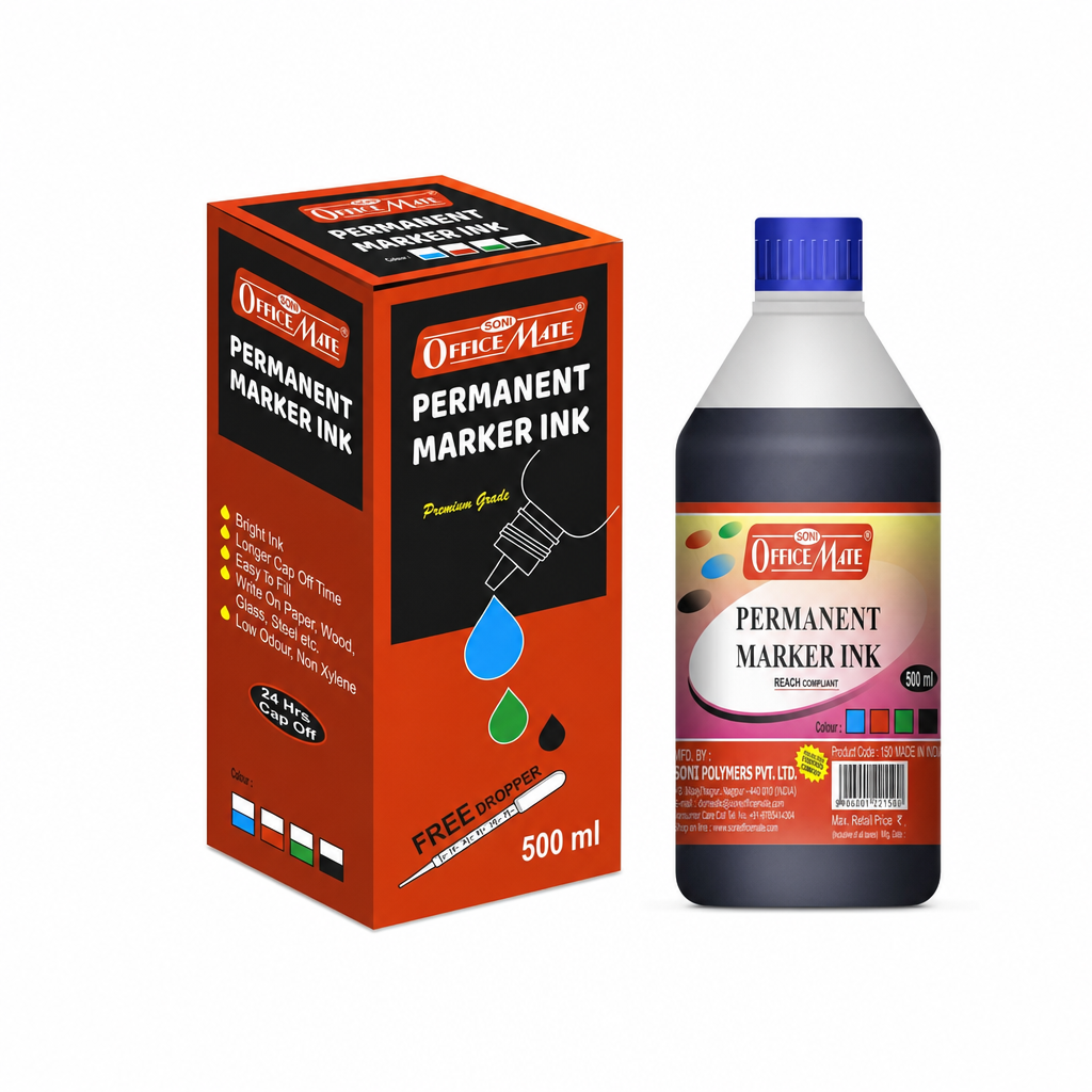 Blue Permanent Marker Ink Refill 500mL