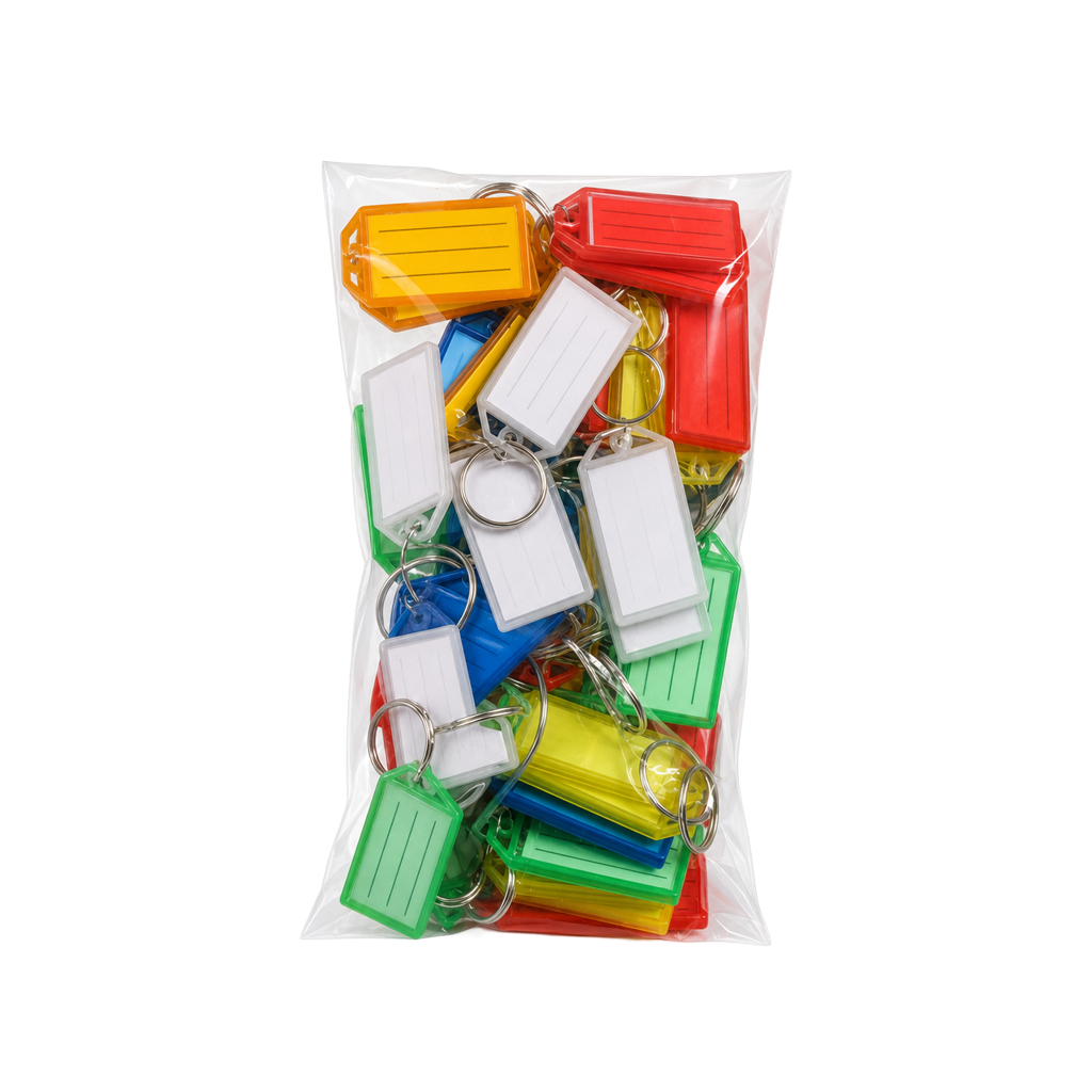 Assorted Key Tags 50 Pack