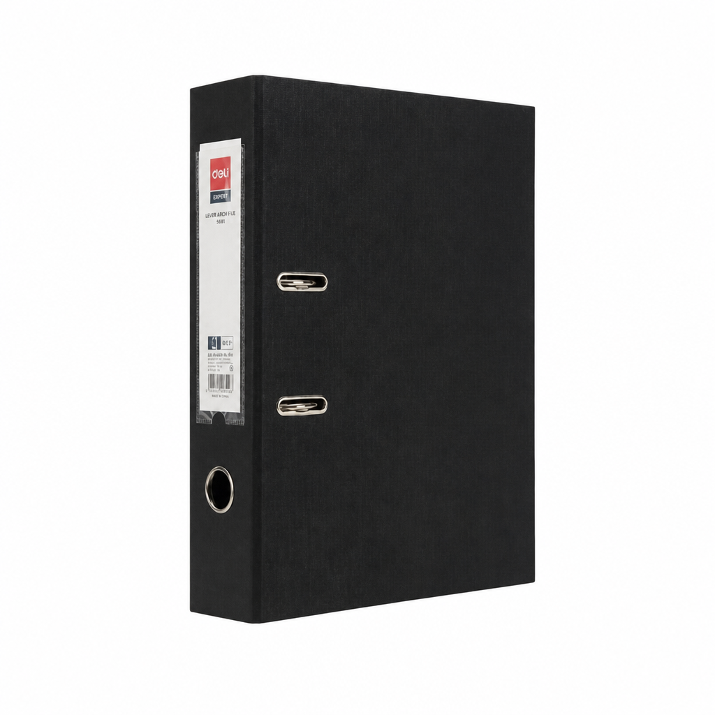 Black PVC A4 Clipfolder