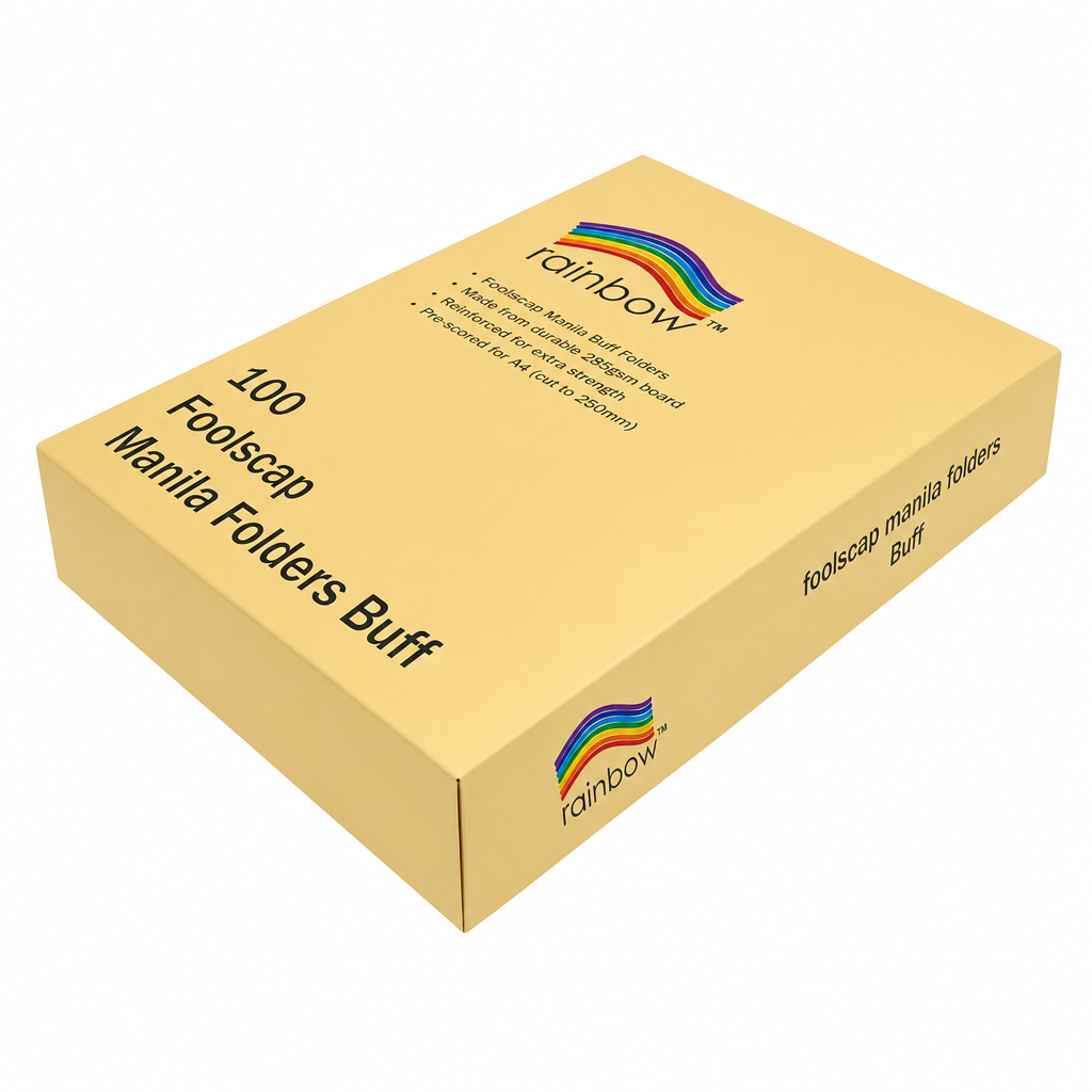 Manilla Folders Foolscap (100/pack) - Omni Packaging 
