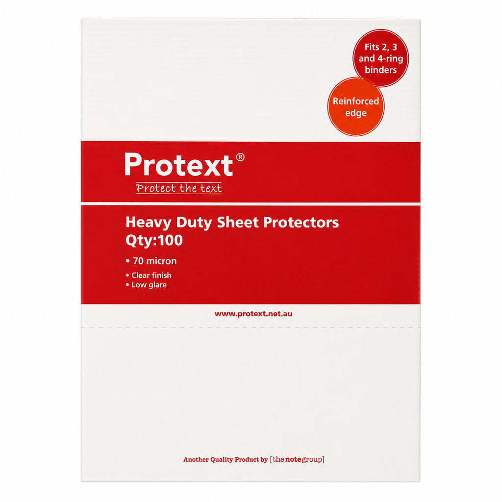 Sheet Protectors Heavy Duty A4 (100/pack) - Omni Packaging 