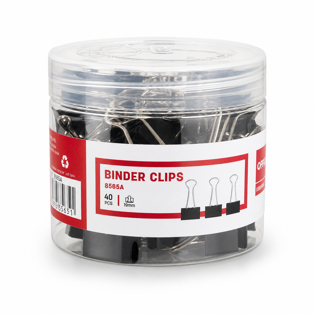 Foldback Clips 19mm 40 Pack