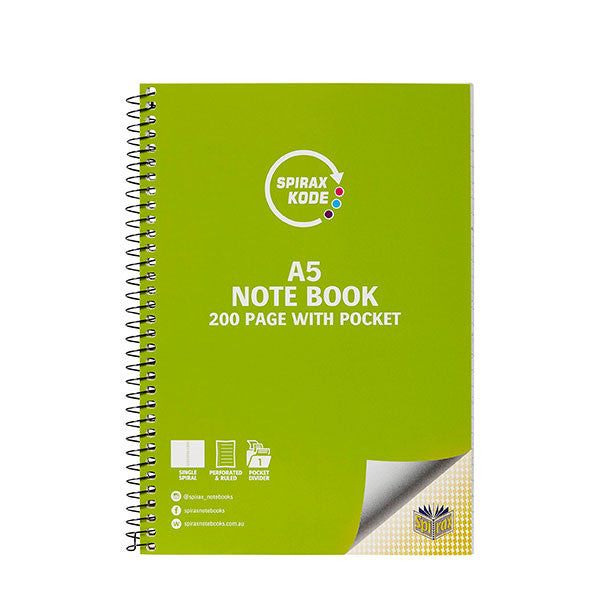 Spirax Kode A5 Notebook (200 pg)